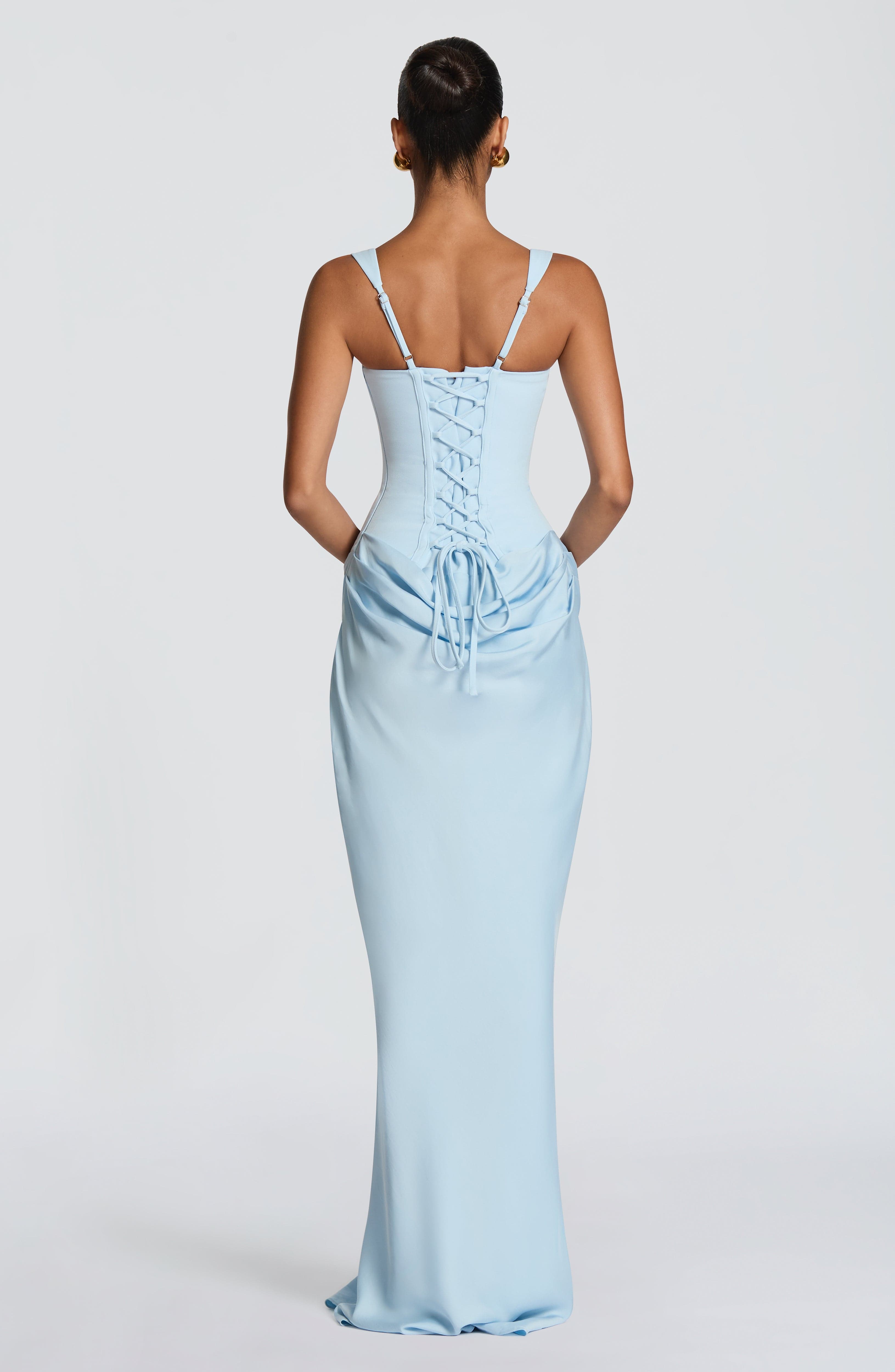 minilena Cornelia Maxi Dress Baby Blue