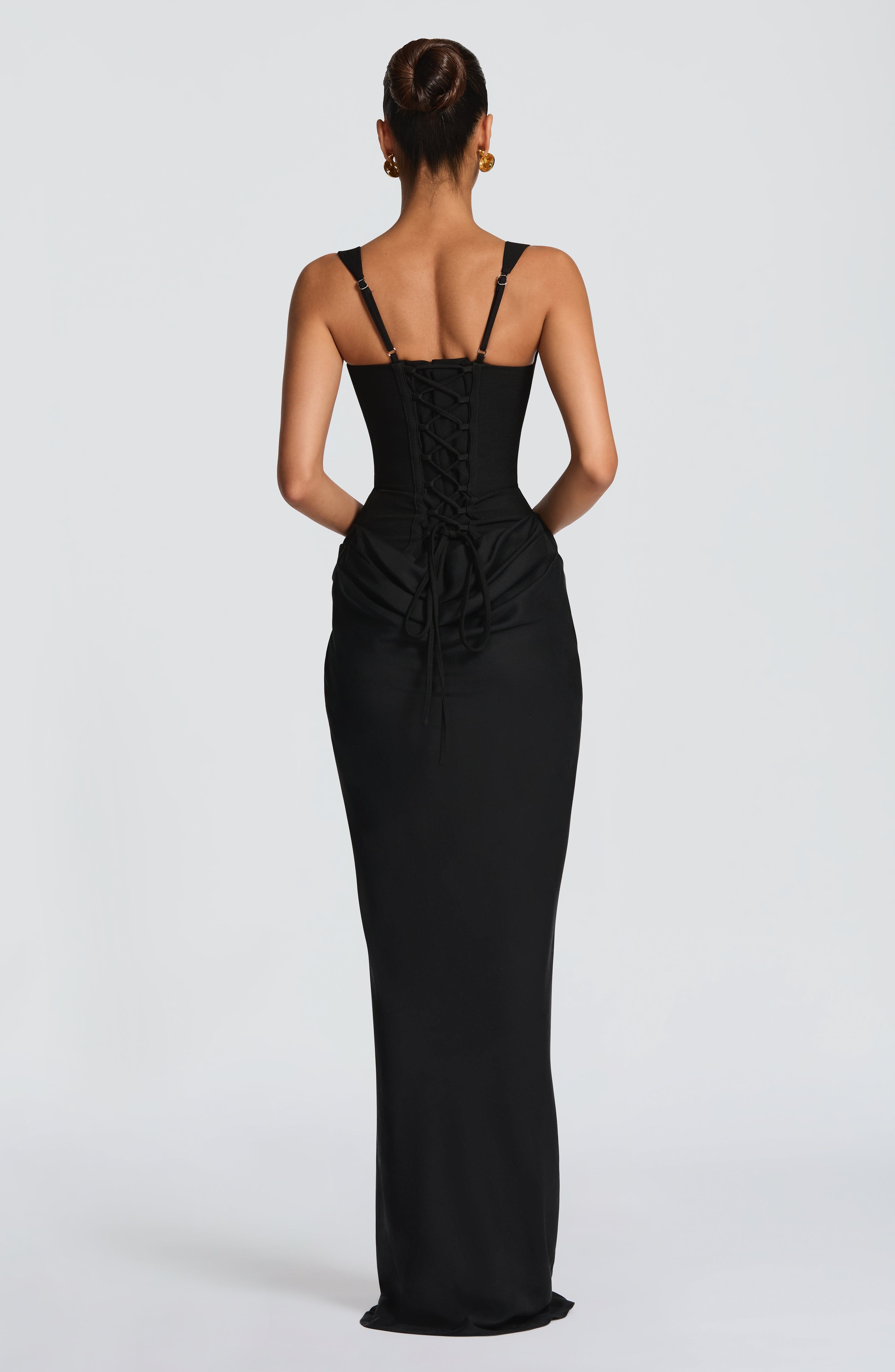 minilena Cornelia Maxi Dress Black