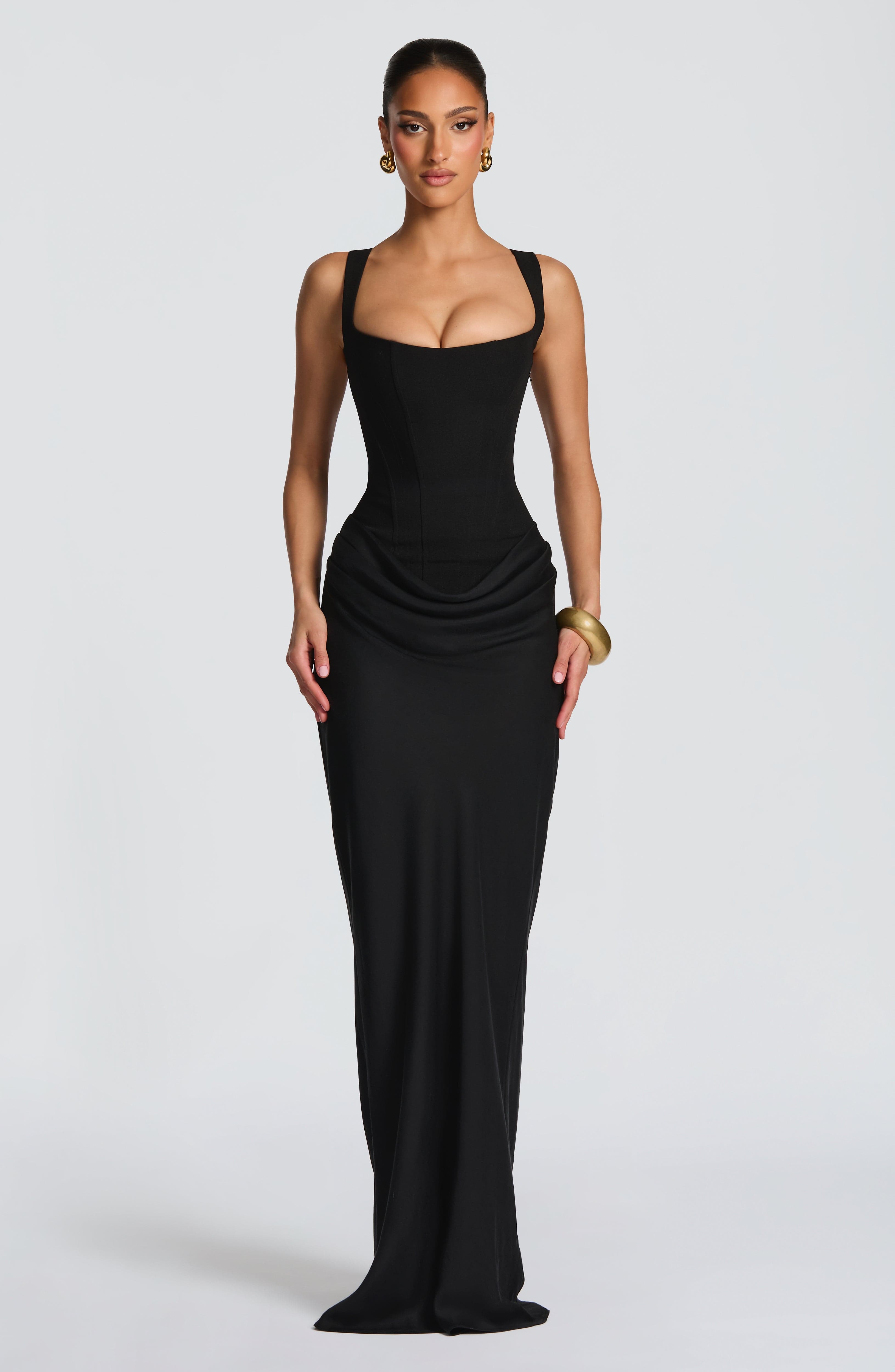 minilena Cornelia Maxi Dress Black