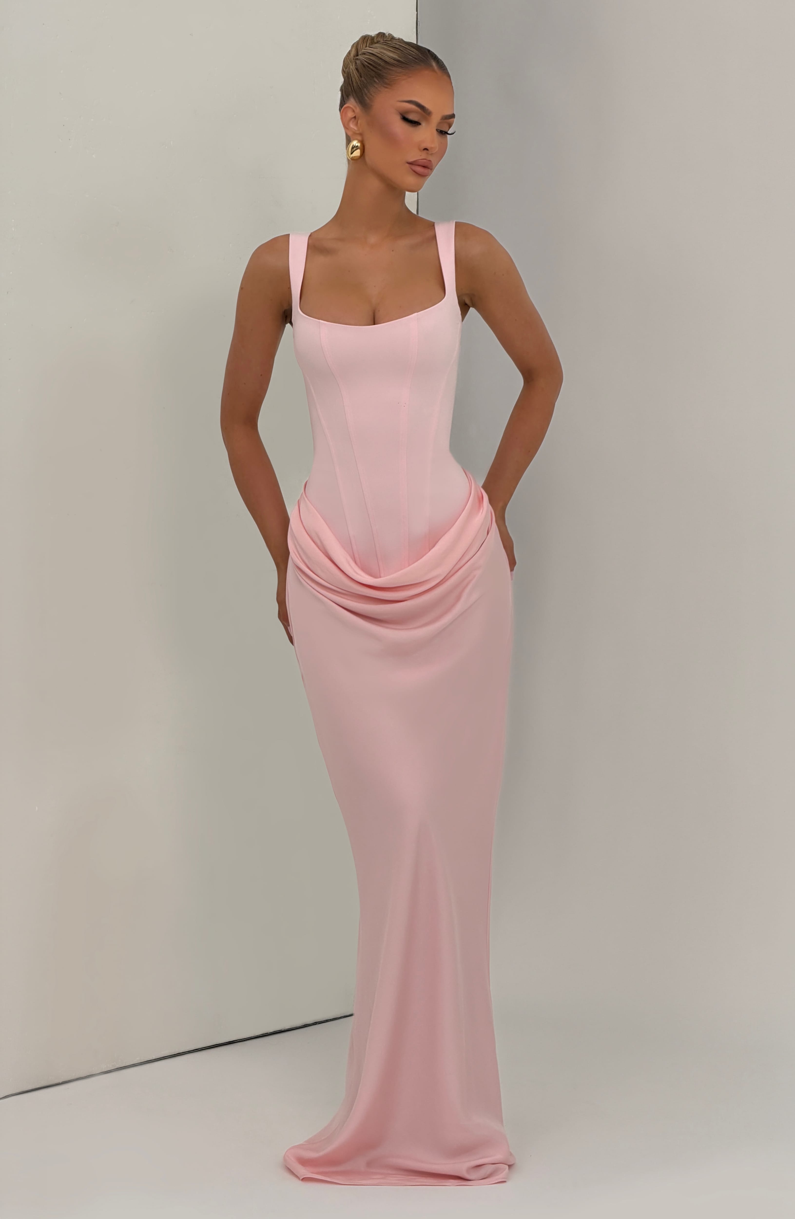 minilena Cornelia Maxi Dress Blush