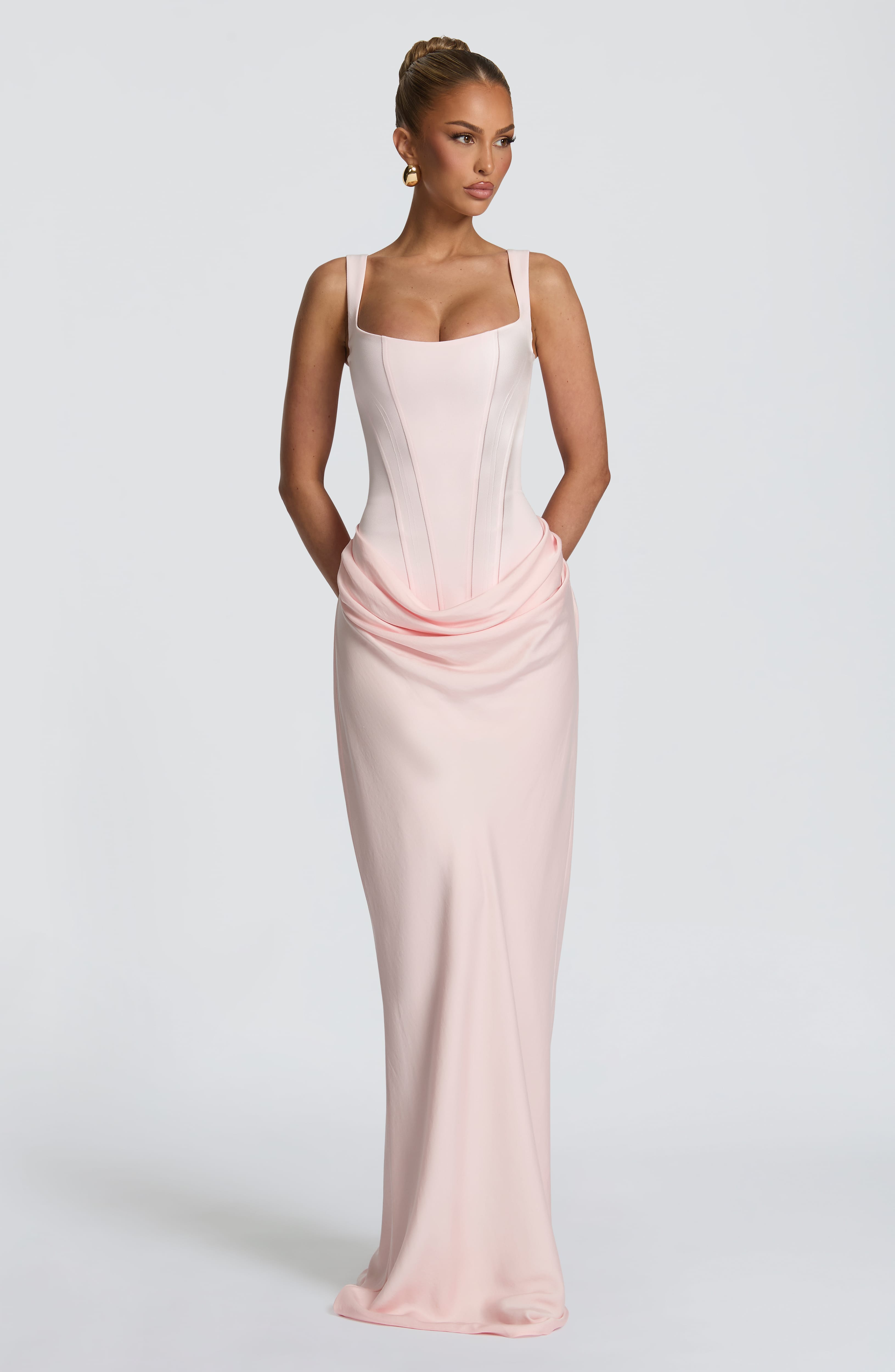 minilena Cornelia Maxi Dress Blush