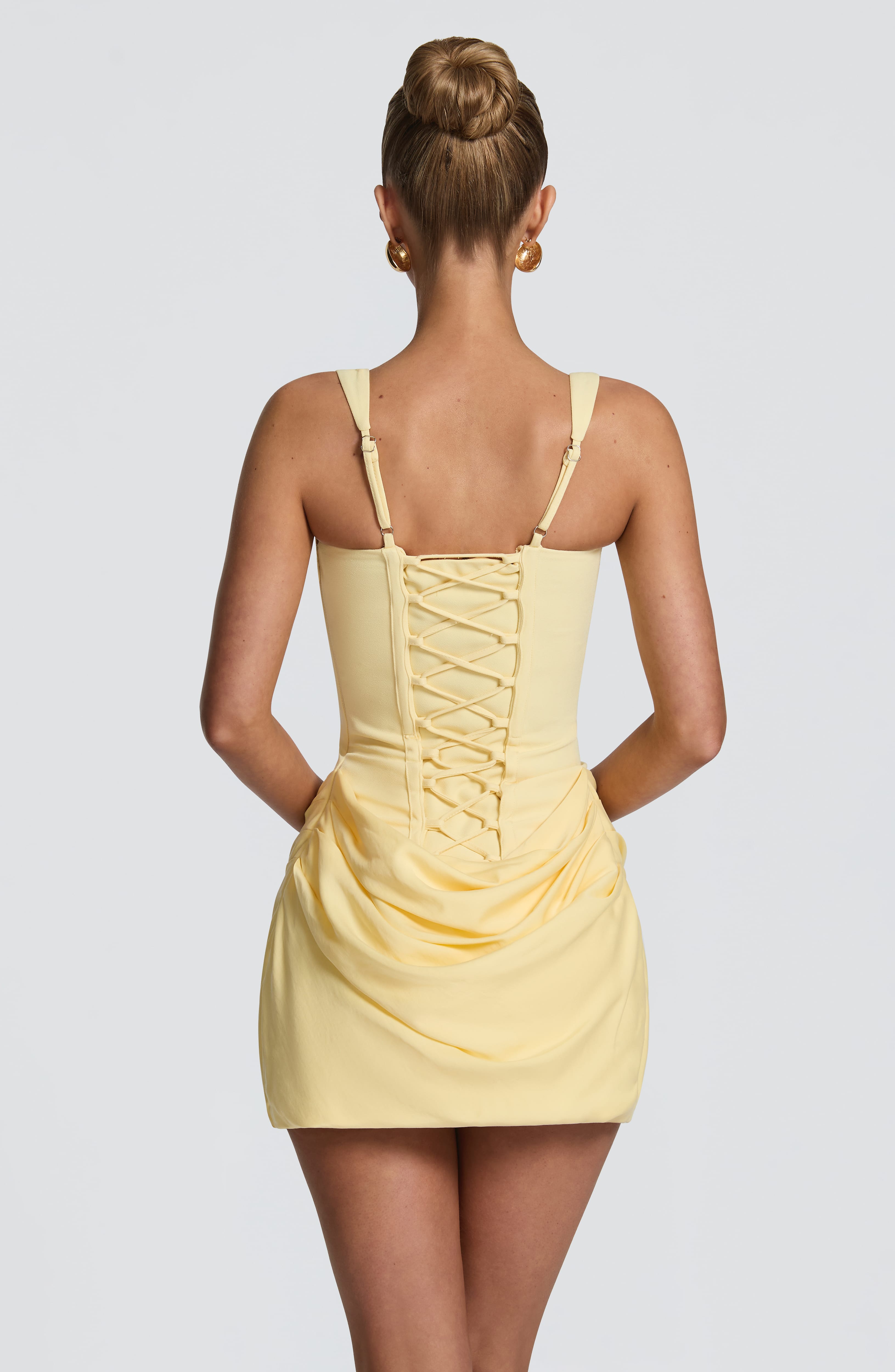 minilena Cornelia Mini Dress Lemon