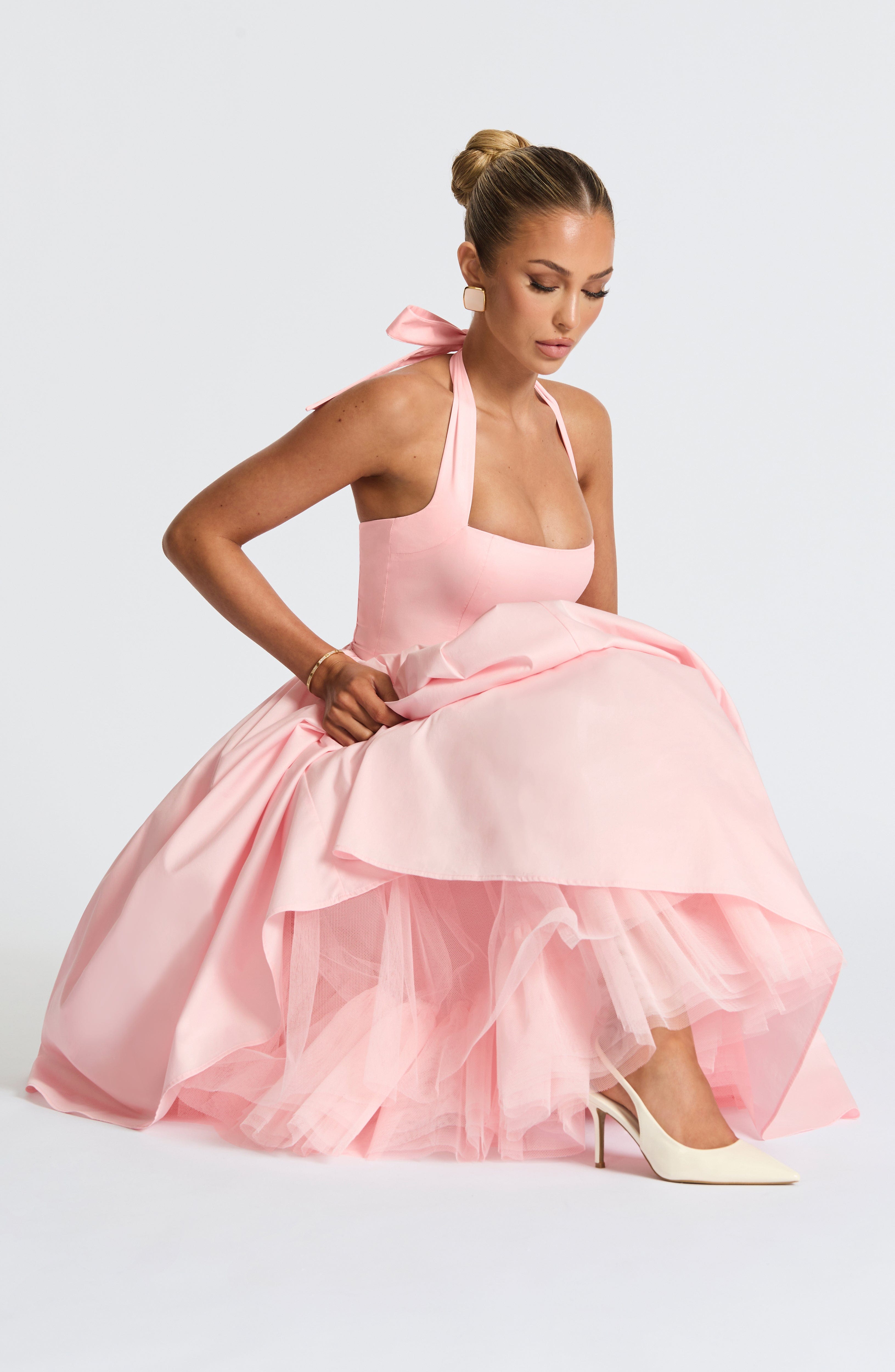 minilena Cressida Midi Dress Blush