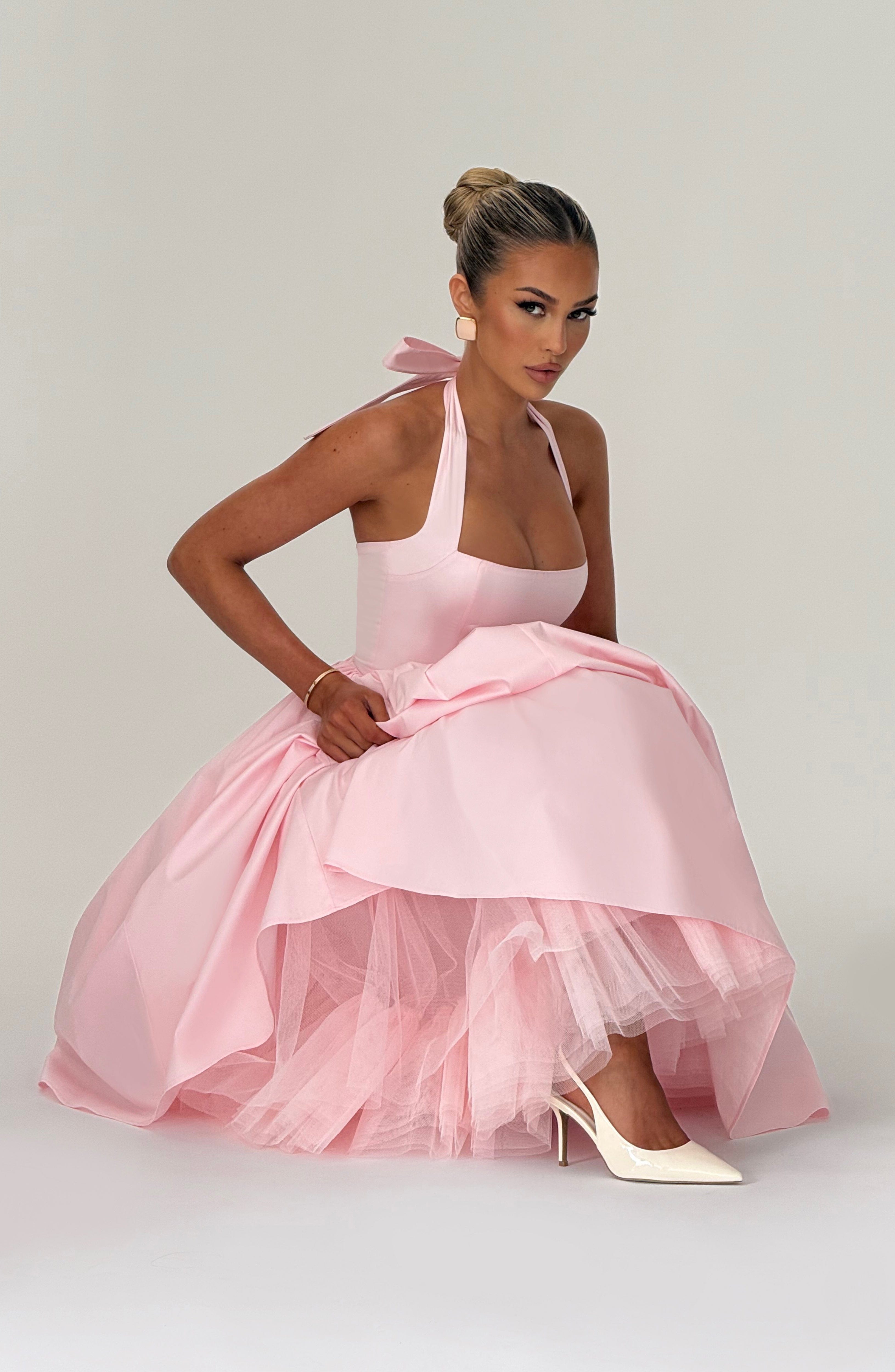 minilena Cressida Midi Dress Blush