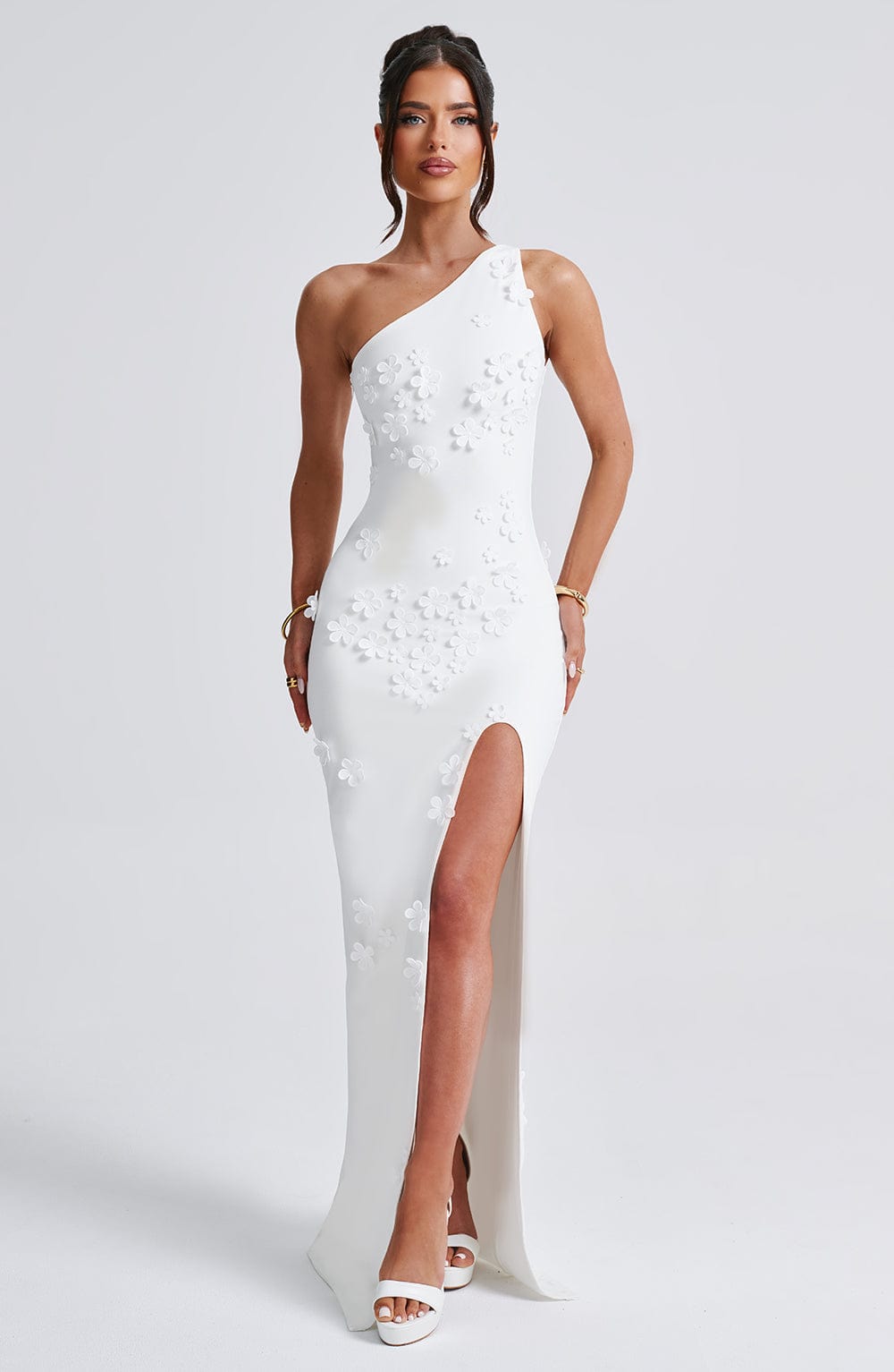 minilena Cynthia Maxi Dress Ivory