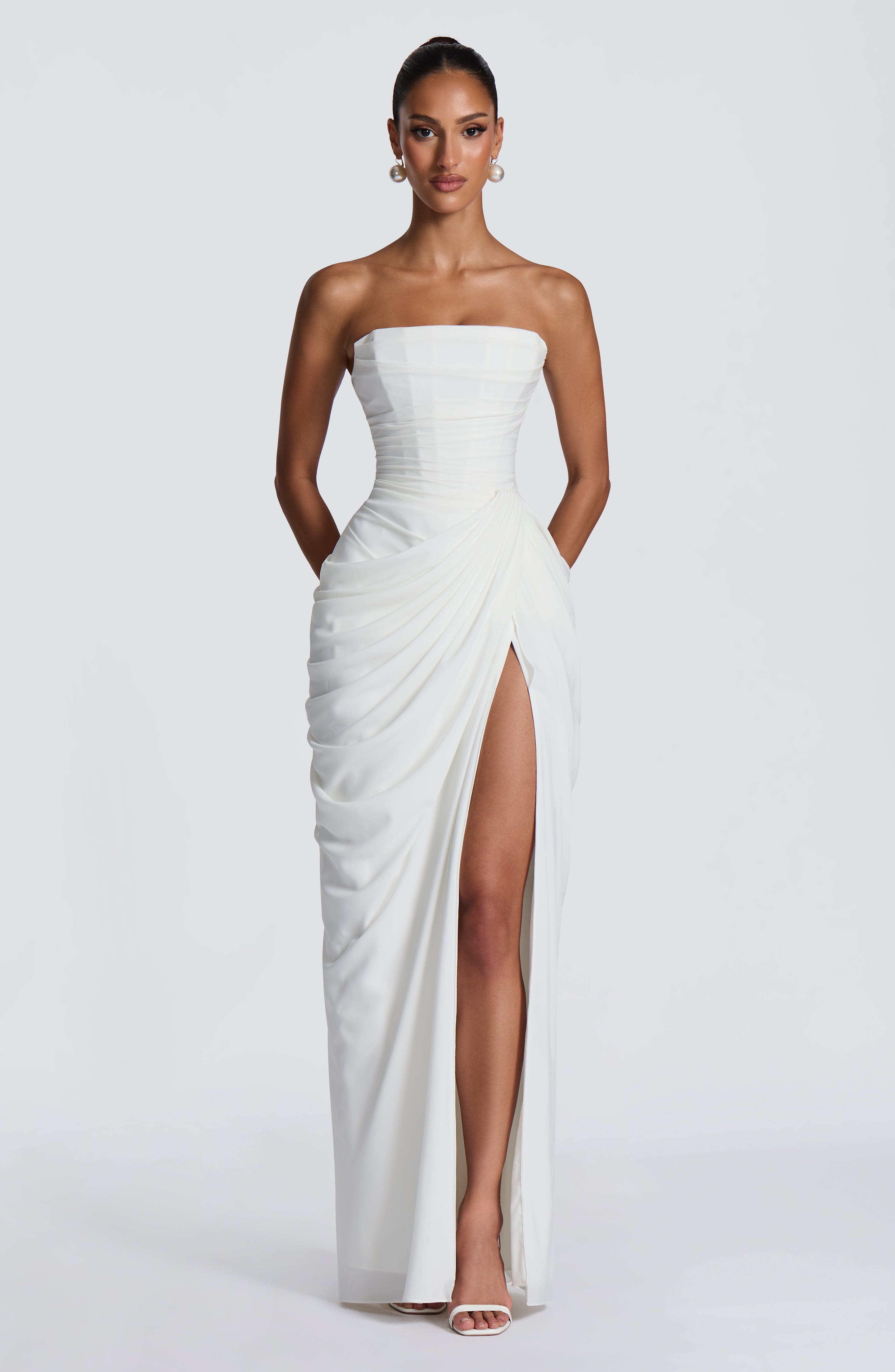 minilena Cyra Maxi Dress Ivory