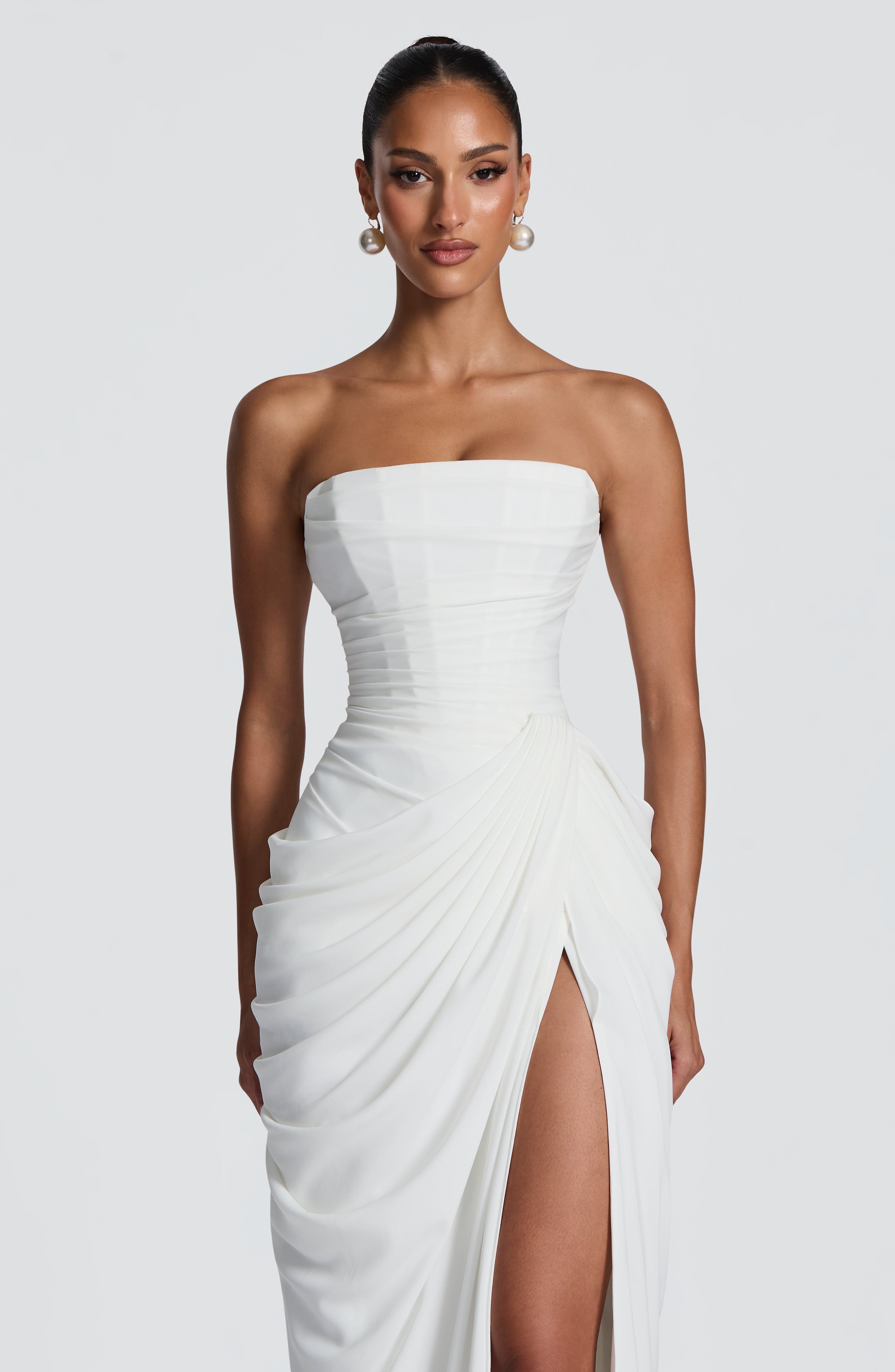 minilena Cyra Maxi Dress Ivory