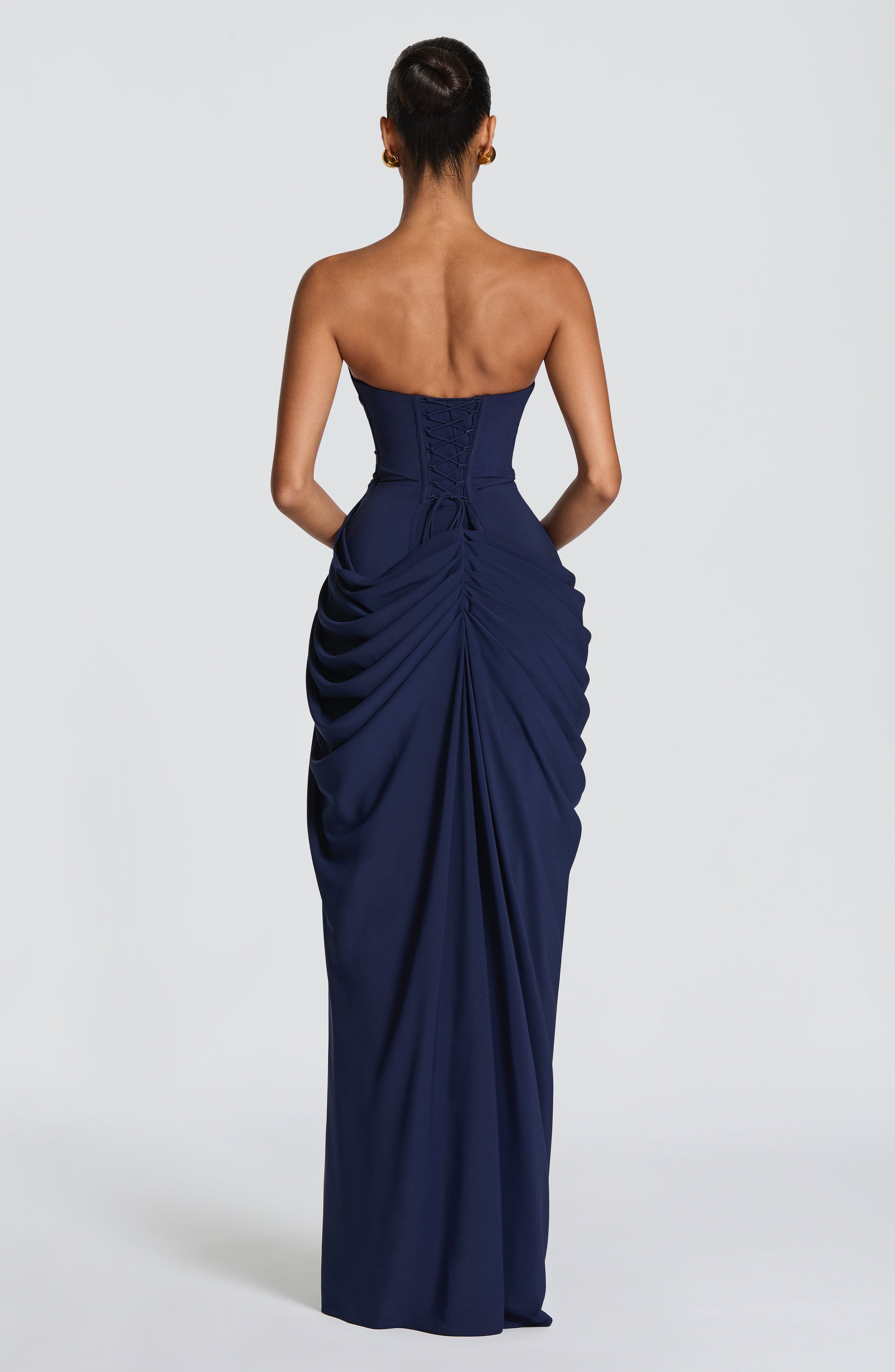 minilena Cyra Maxi Dress Navy