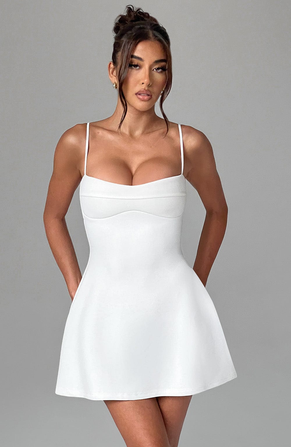 minilena Dakota Mini Dress Ivory