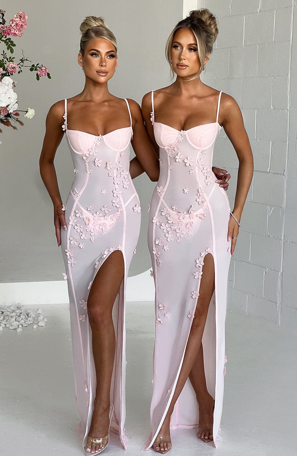 minilena Dalary Maxi Dress Blush