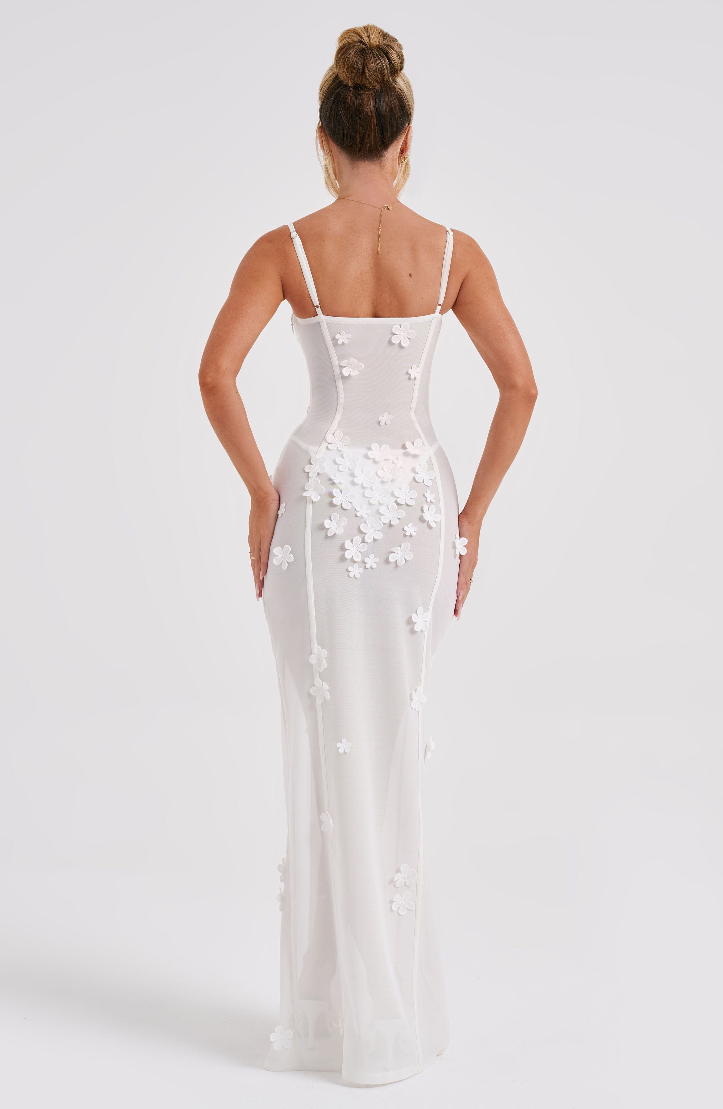 minilena Dalary Maxi Dress Ivory