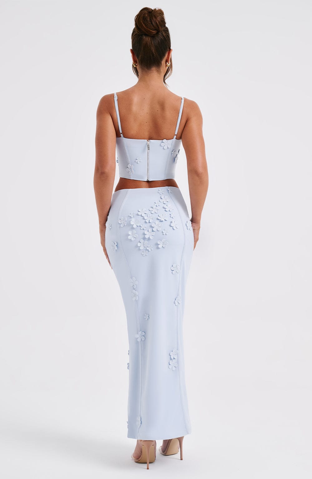 minilena Dalary Maxi Skirt Blue