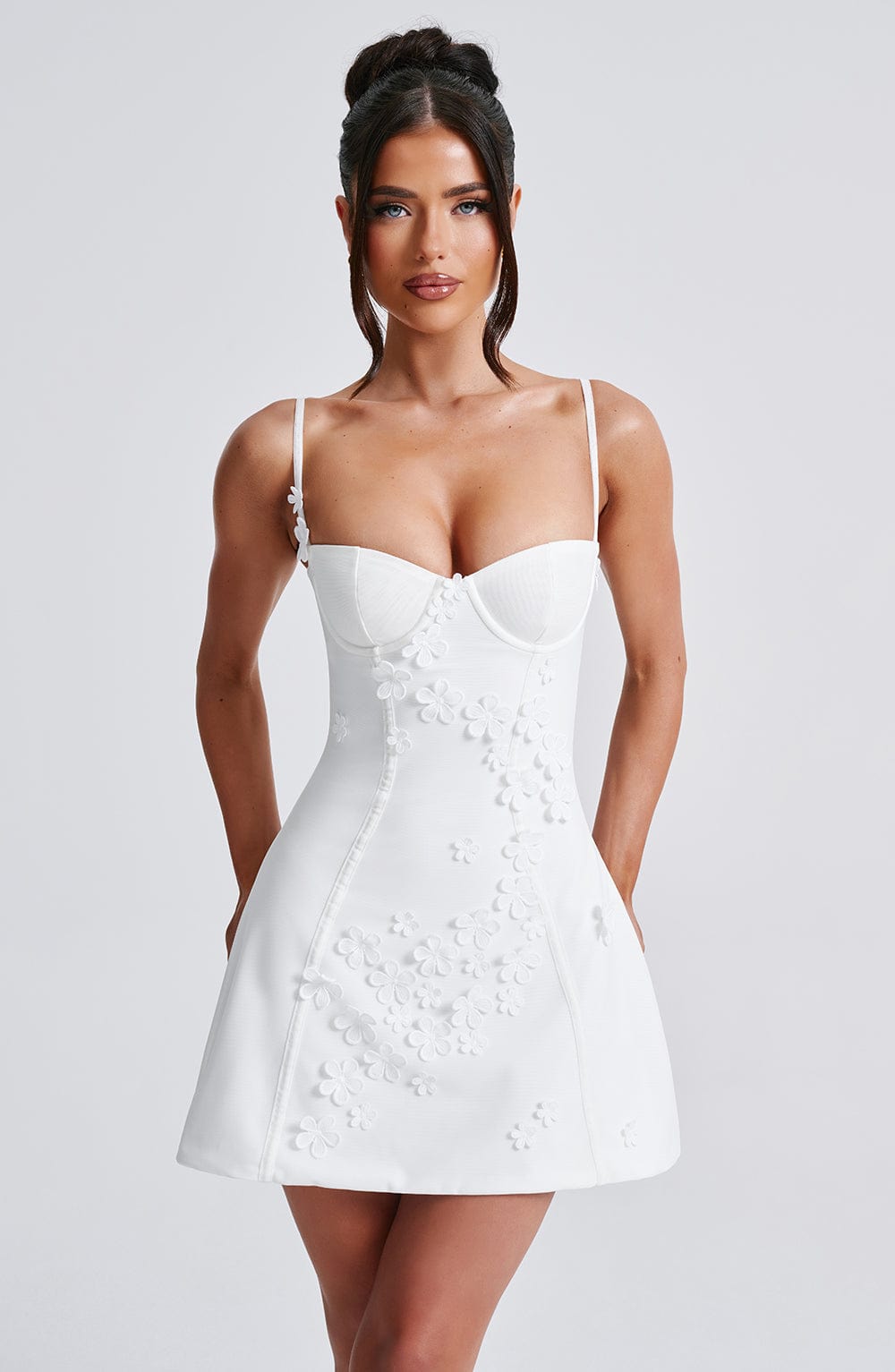 minilena Dalary Mini Dress Ivory