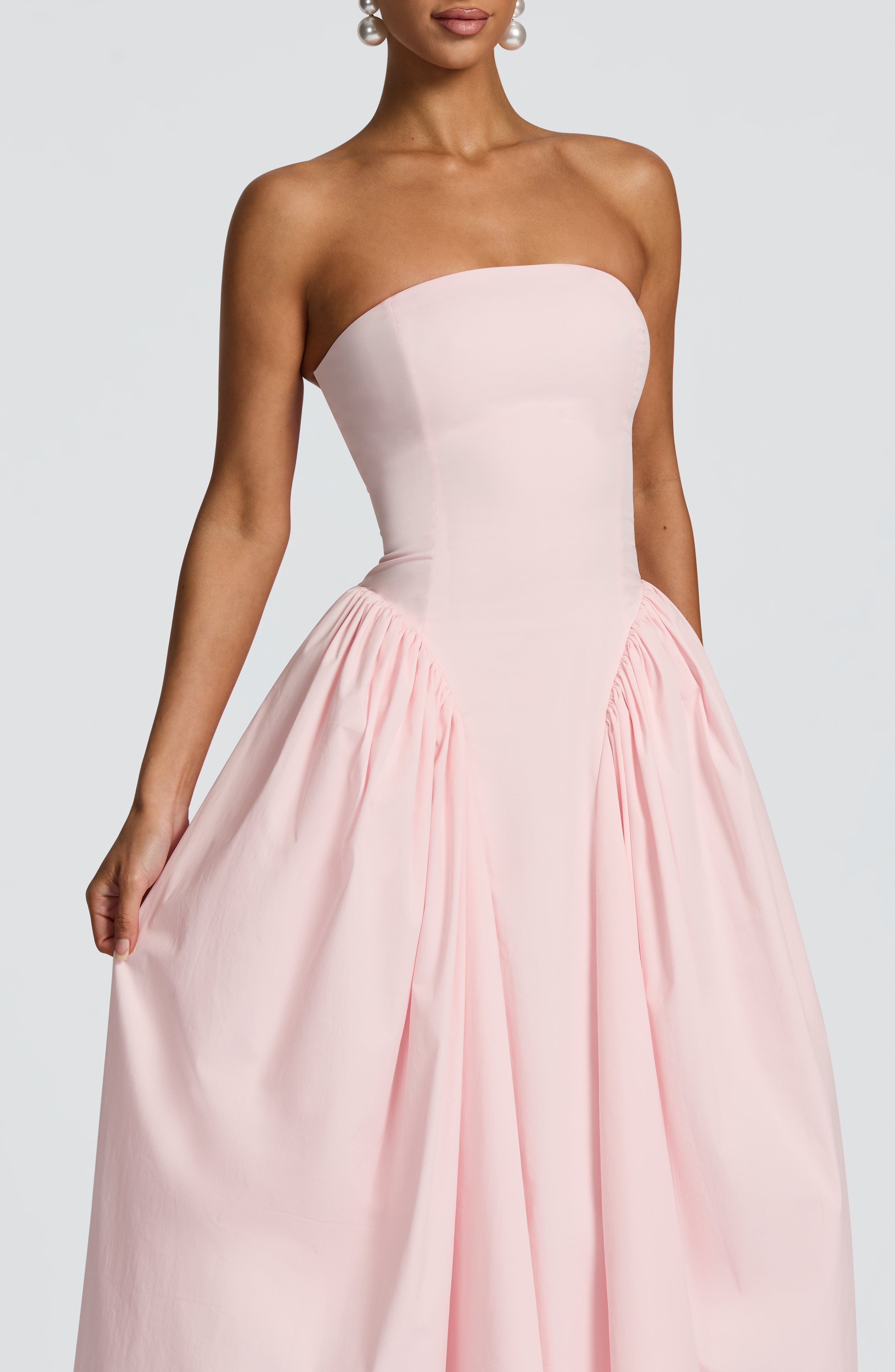minilena Darla Midi Dress Blush