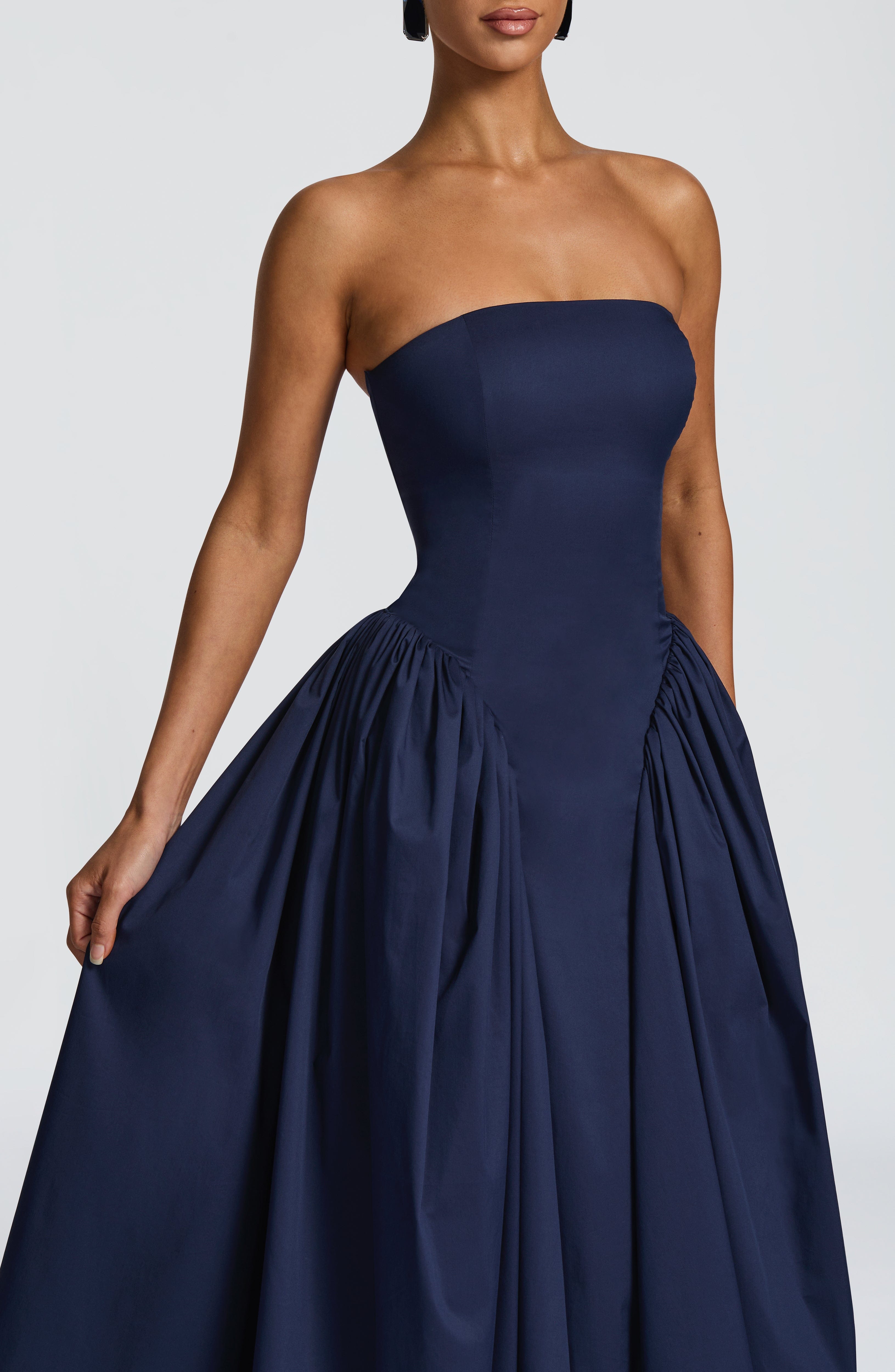minilena Darla Midi Dress Navy