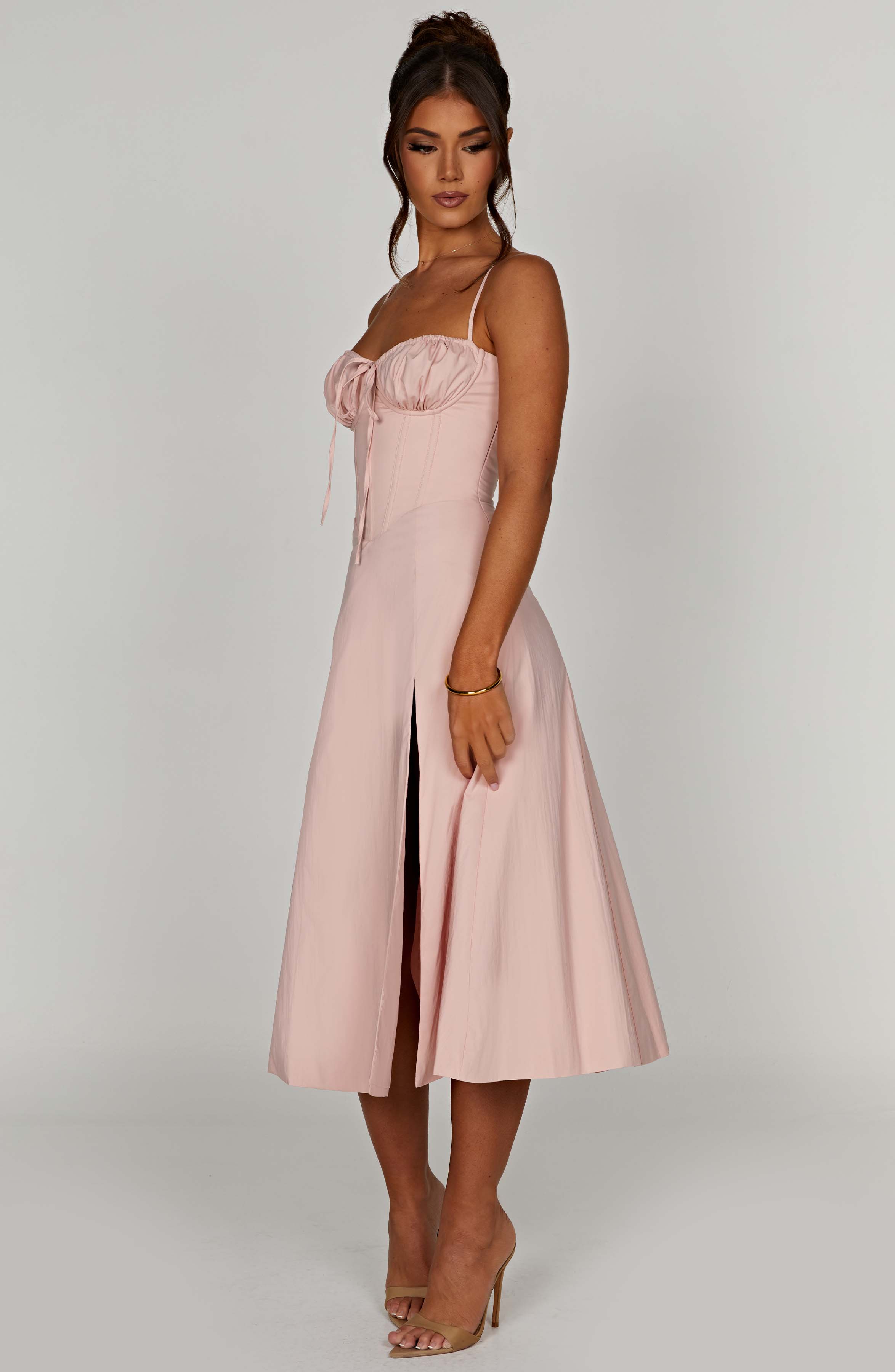minilena Deanna Midi Dress Blush