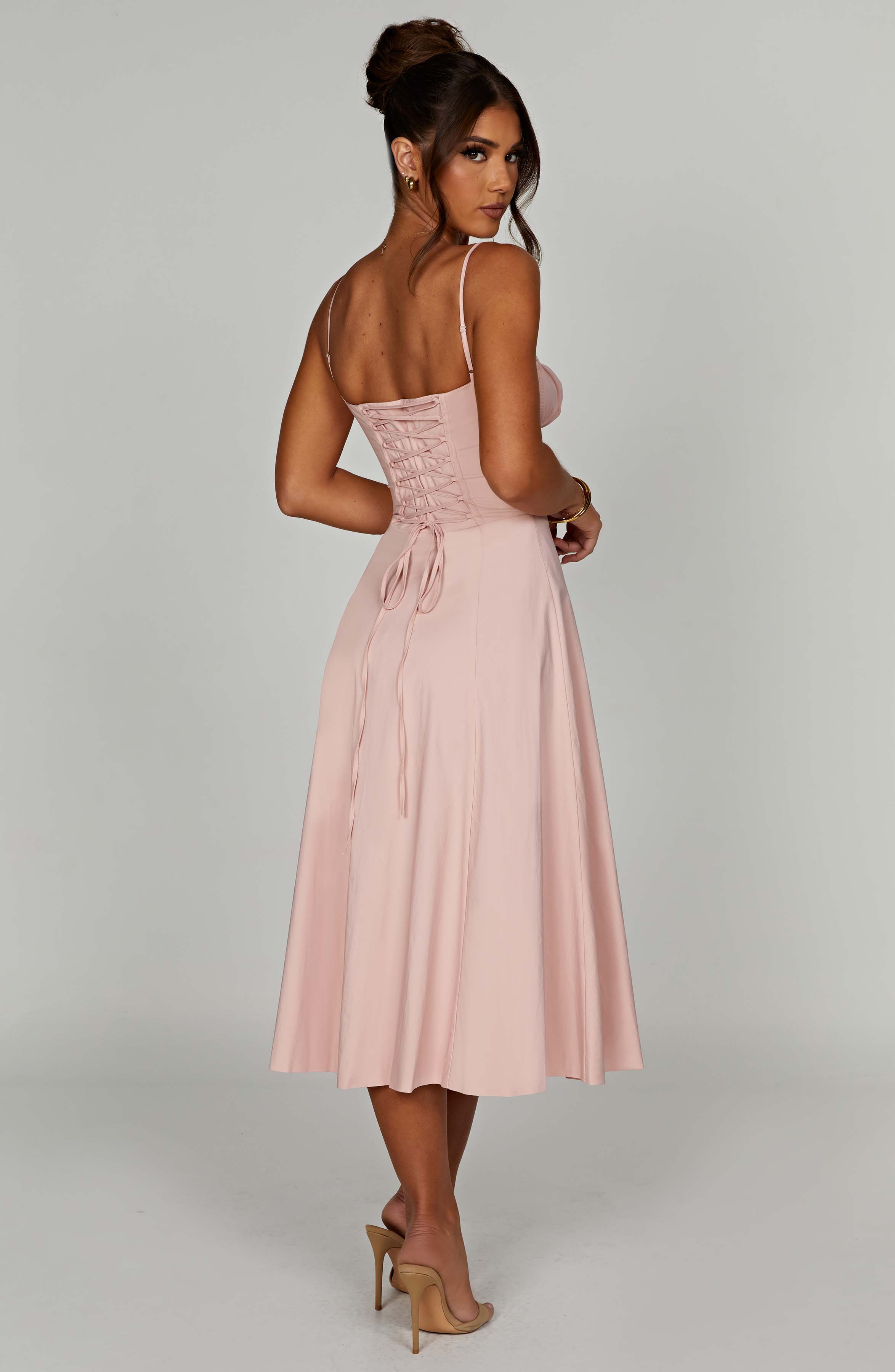 minilena Deanna Midi Dress Blush