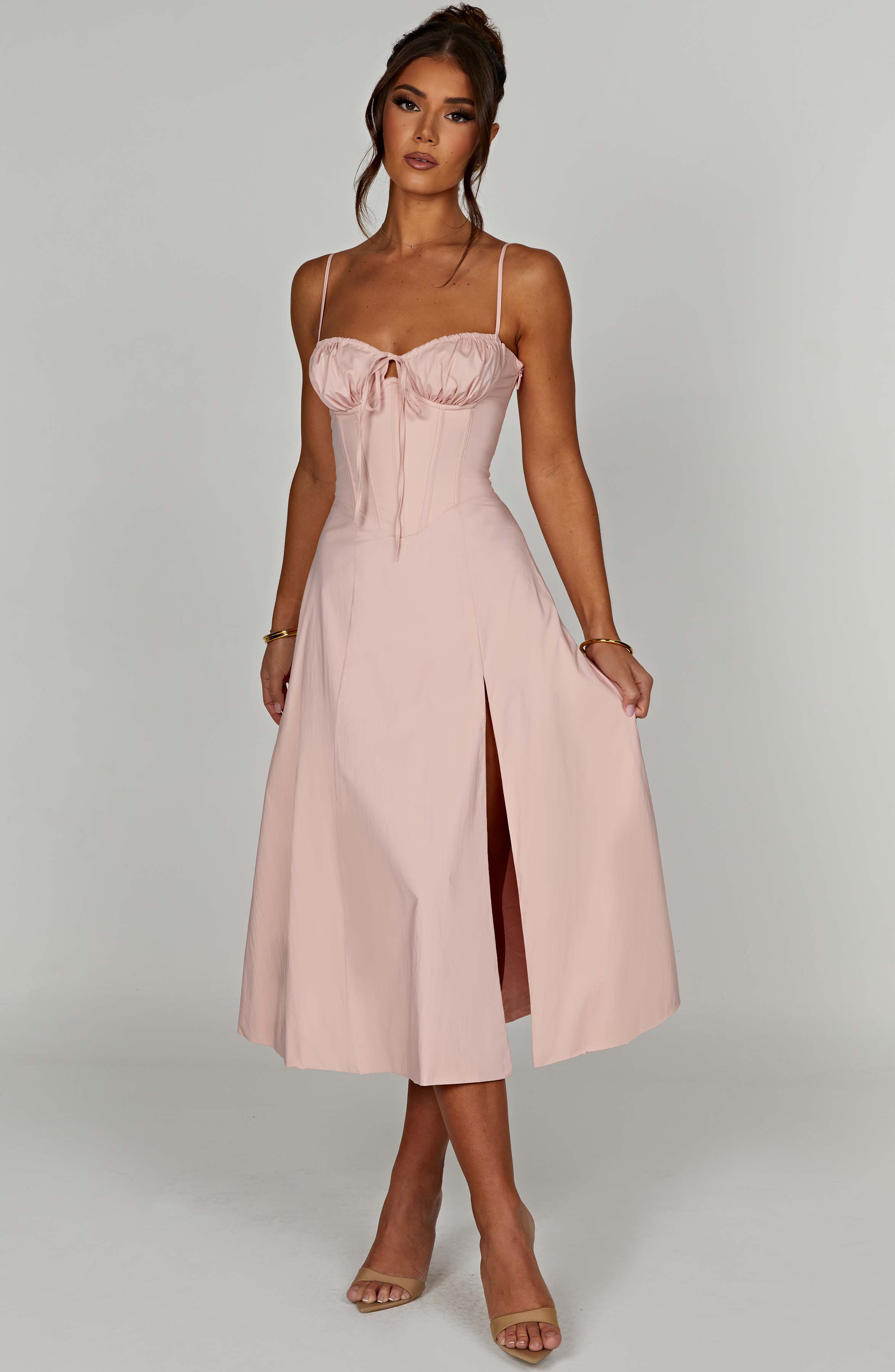 minilena Deanna Midi Dress Blush