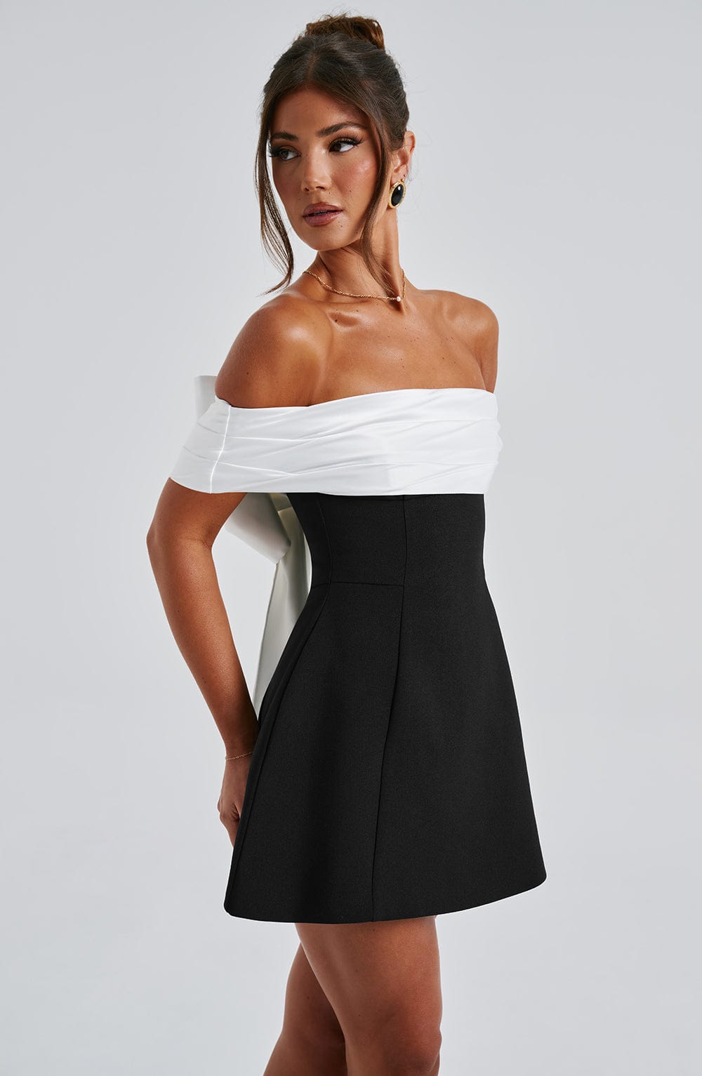 minilena Delta Mini Dress Black/White