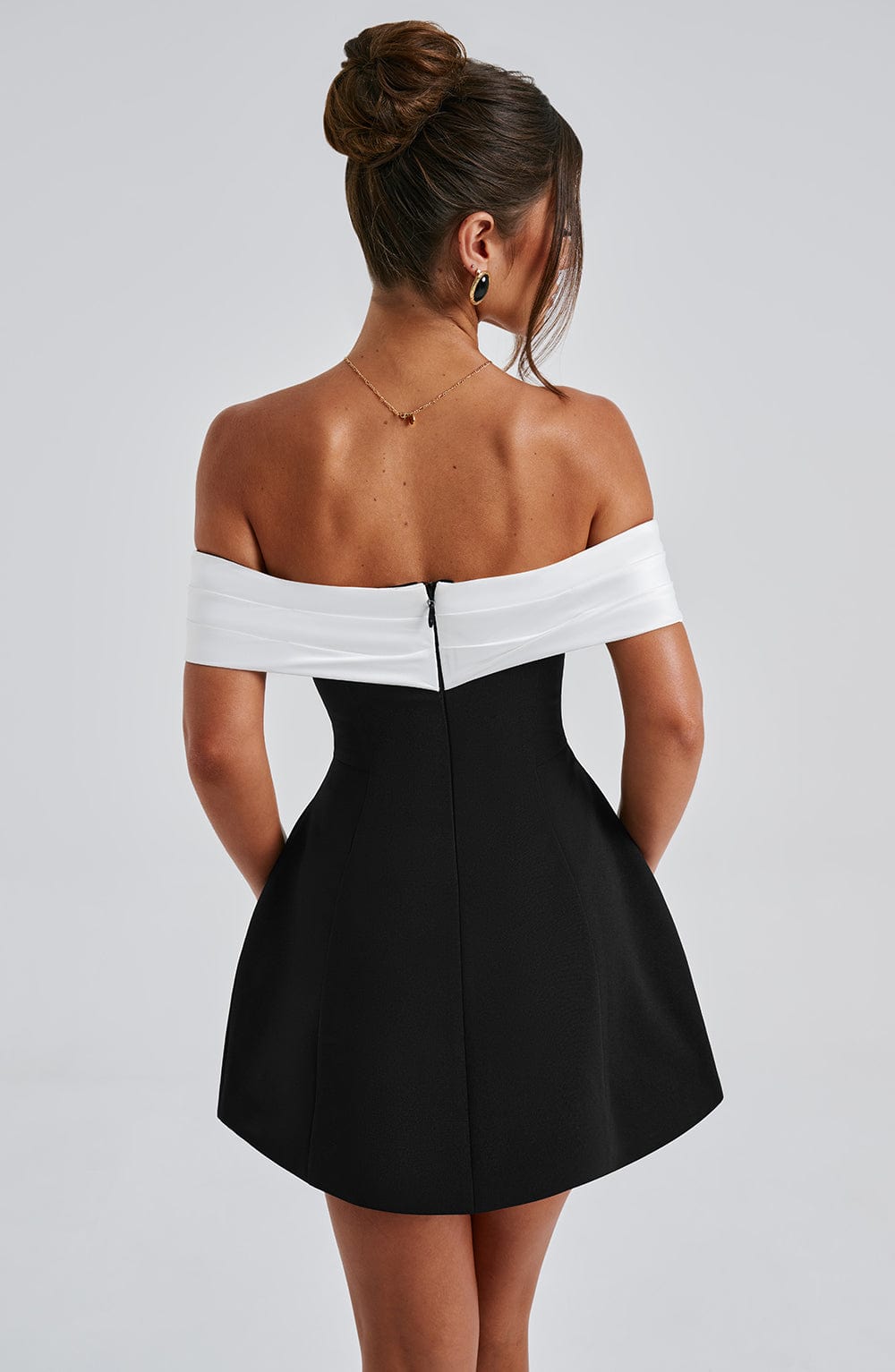 minilena Delta Mini Dress Black/White