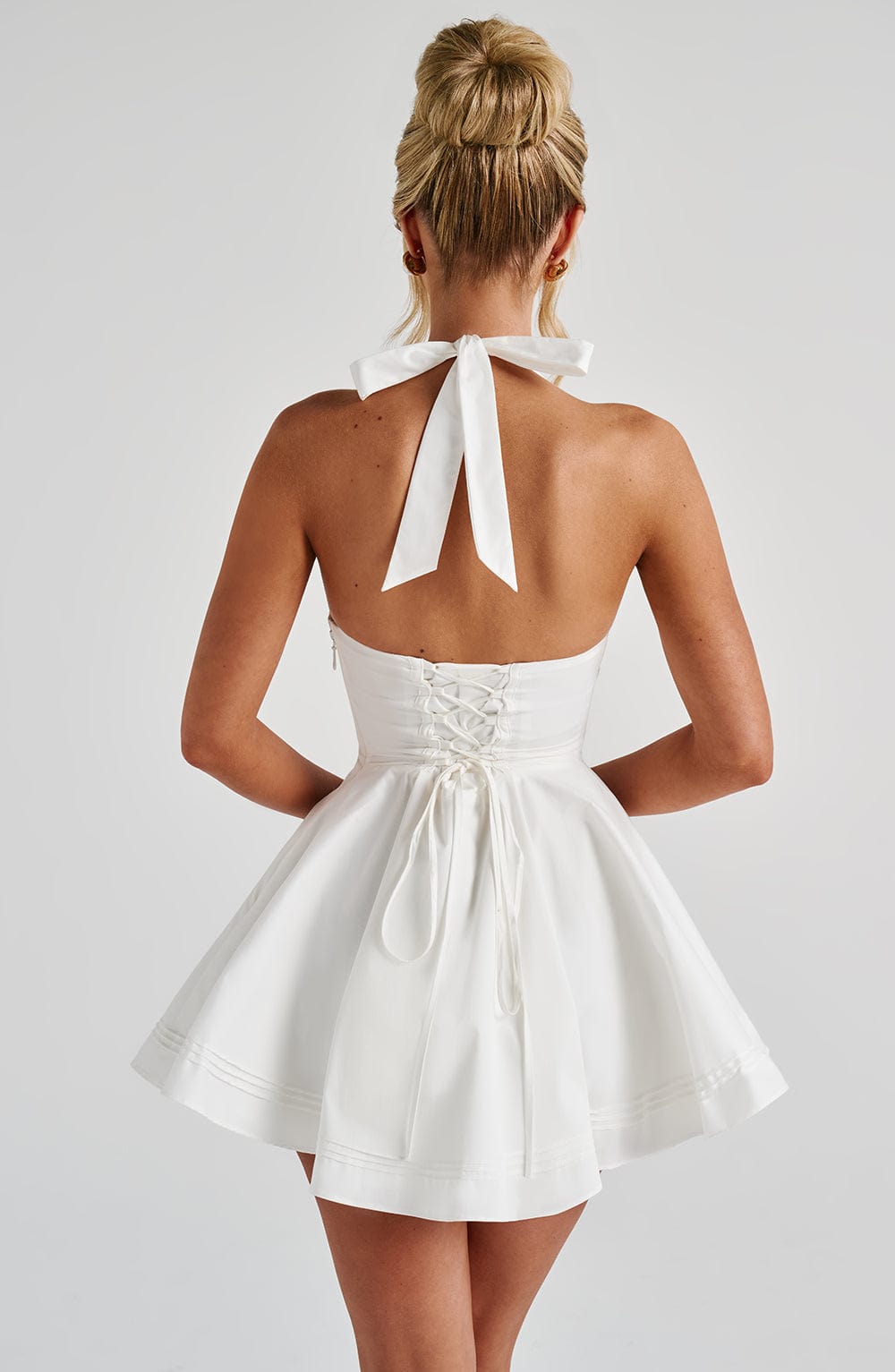 minilena Doris Mini Dress Ivory