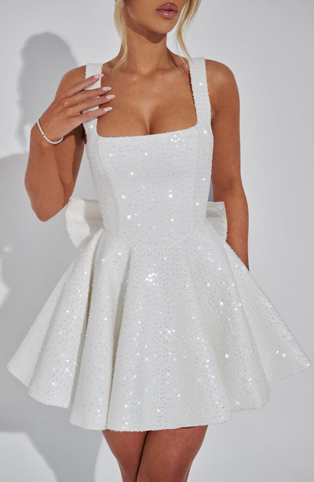 minilena Dorothy Mini Dress Ivory