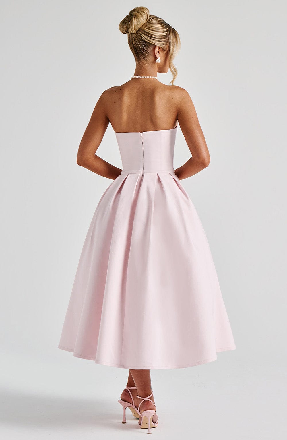 minilena Edith Midi Dress Blush