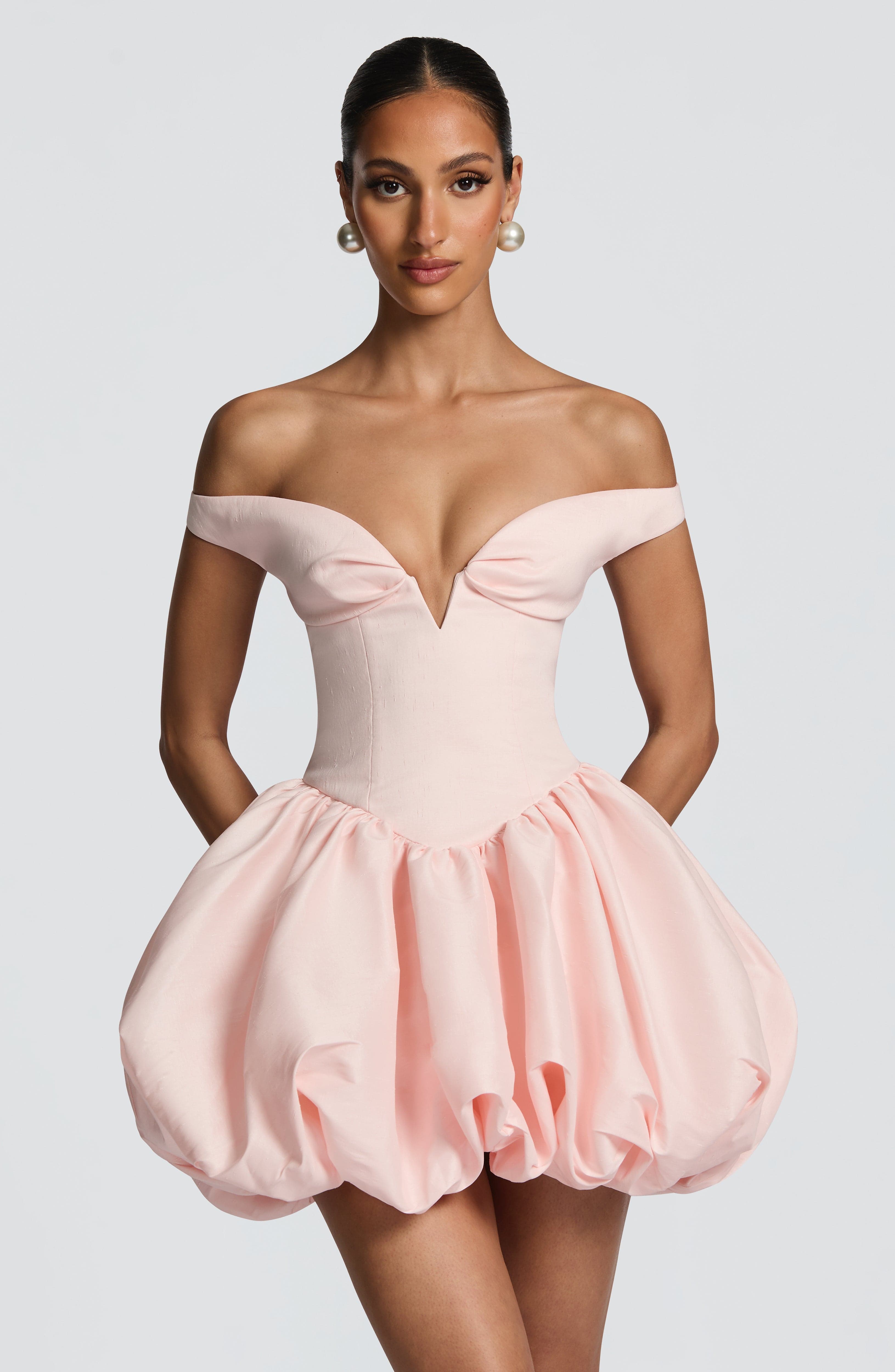 minilena Eileen Mini Dress Blush