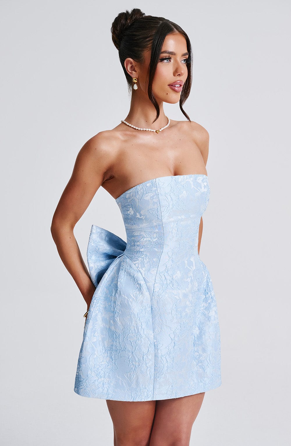 minilena Elenora Mini Dress Blue