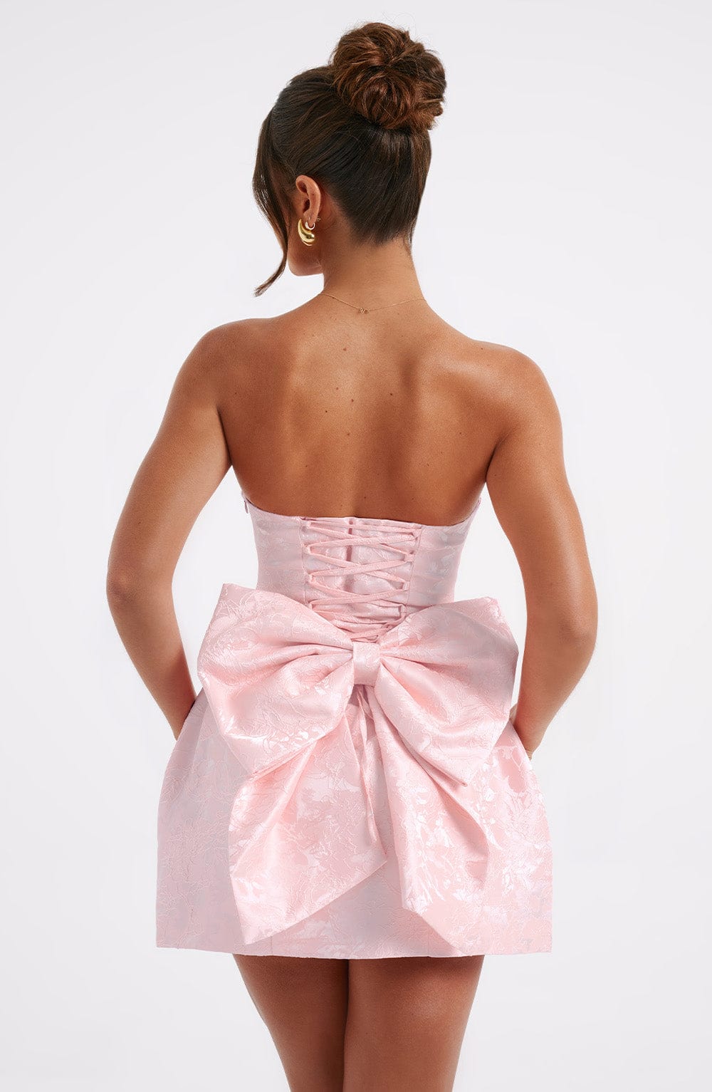minilena Elenora Mini Dress Blush