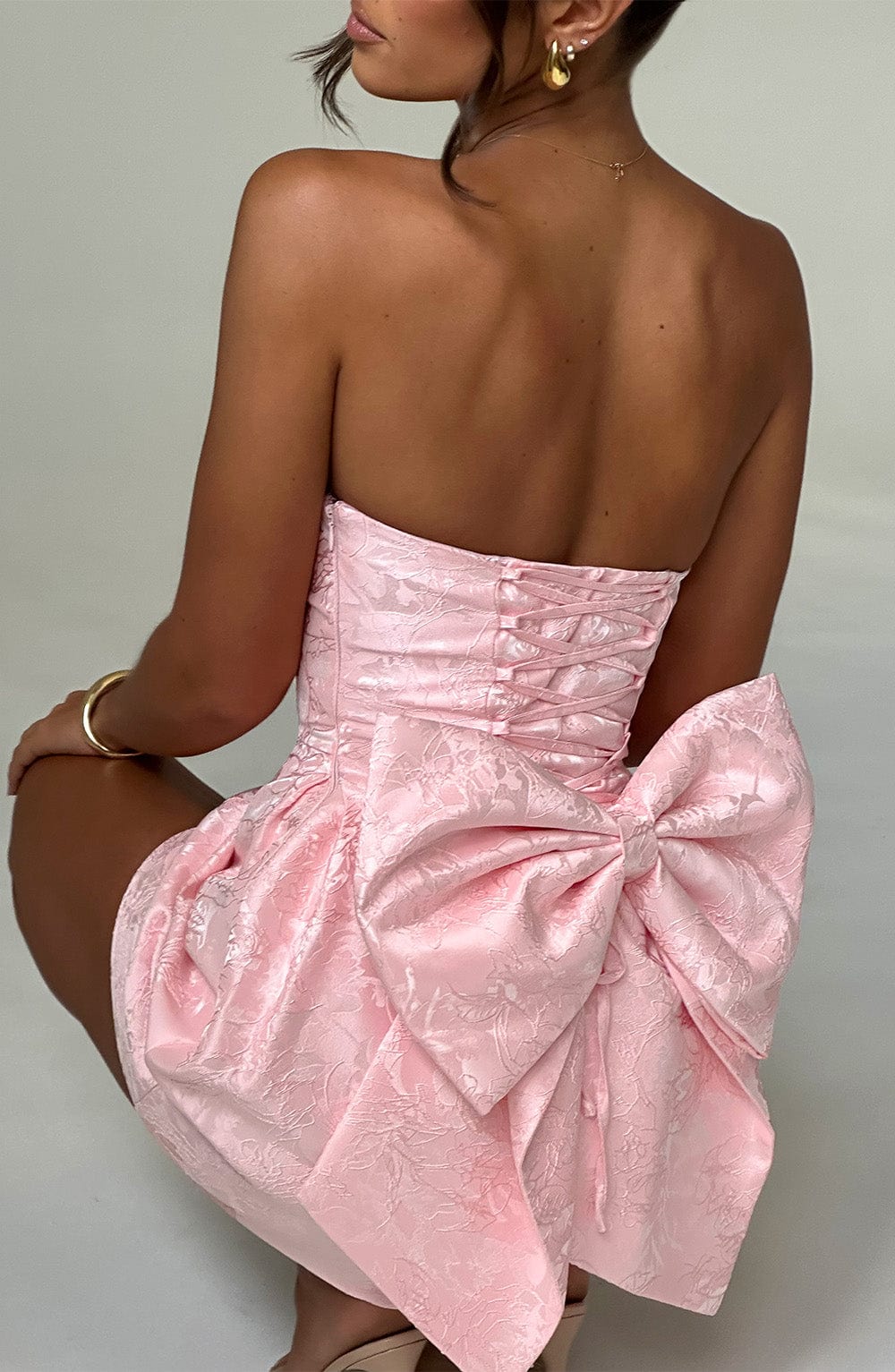 minilena Elenora Mini Dress Blush