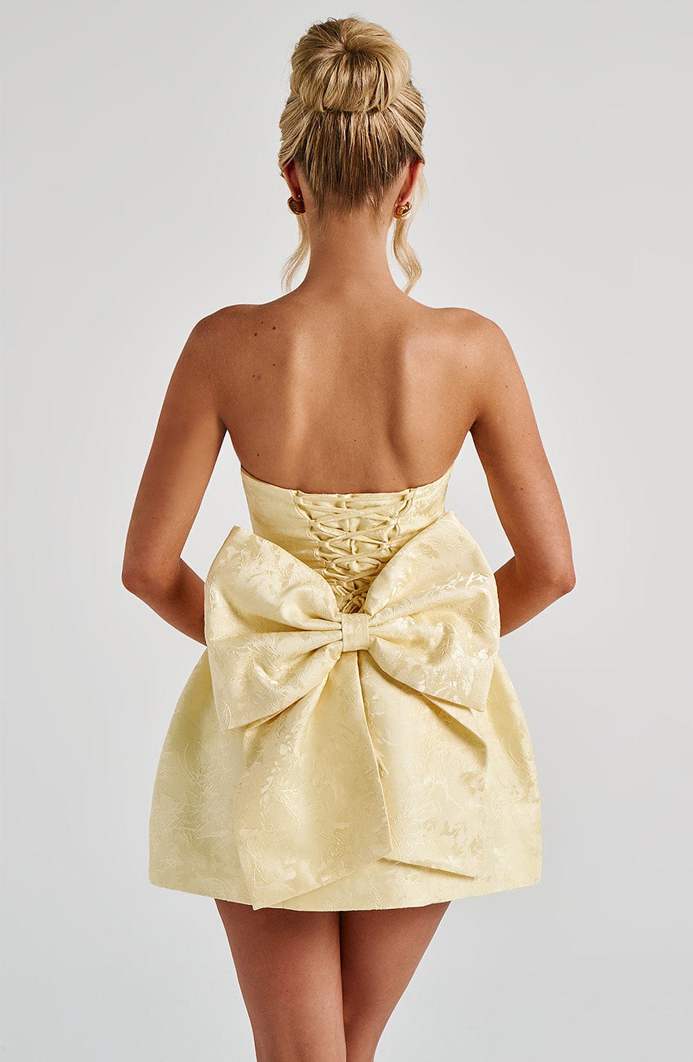 minilena Elenora Mini Dress Lemon