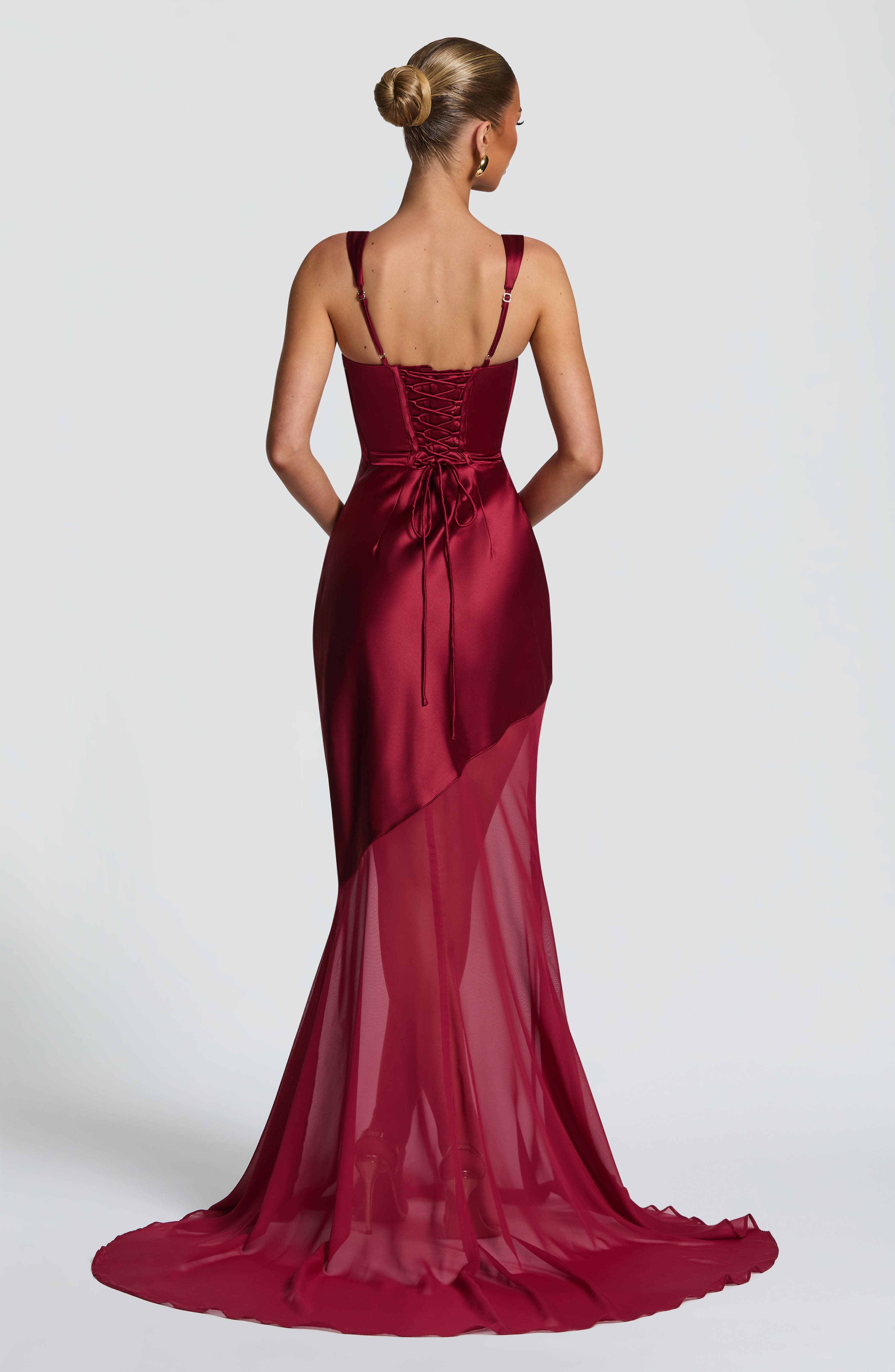 minilena Eliza Gown Burgundy