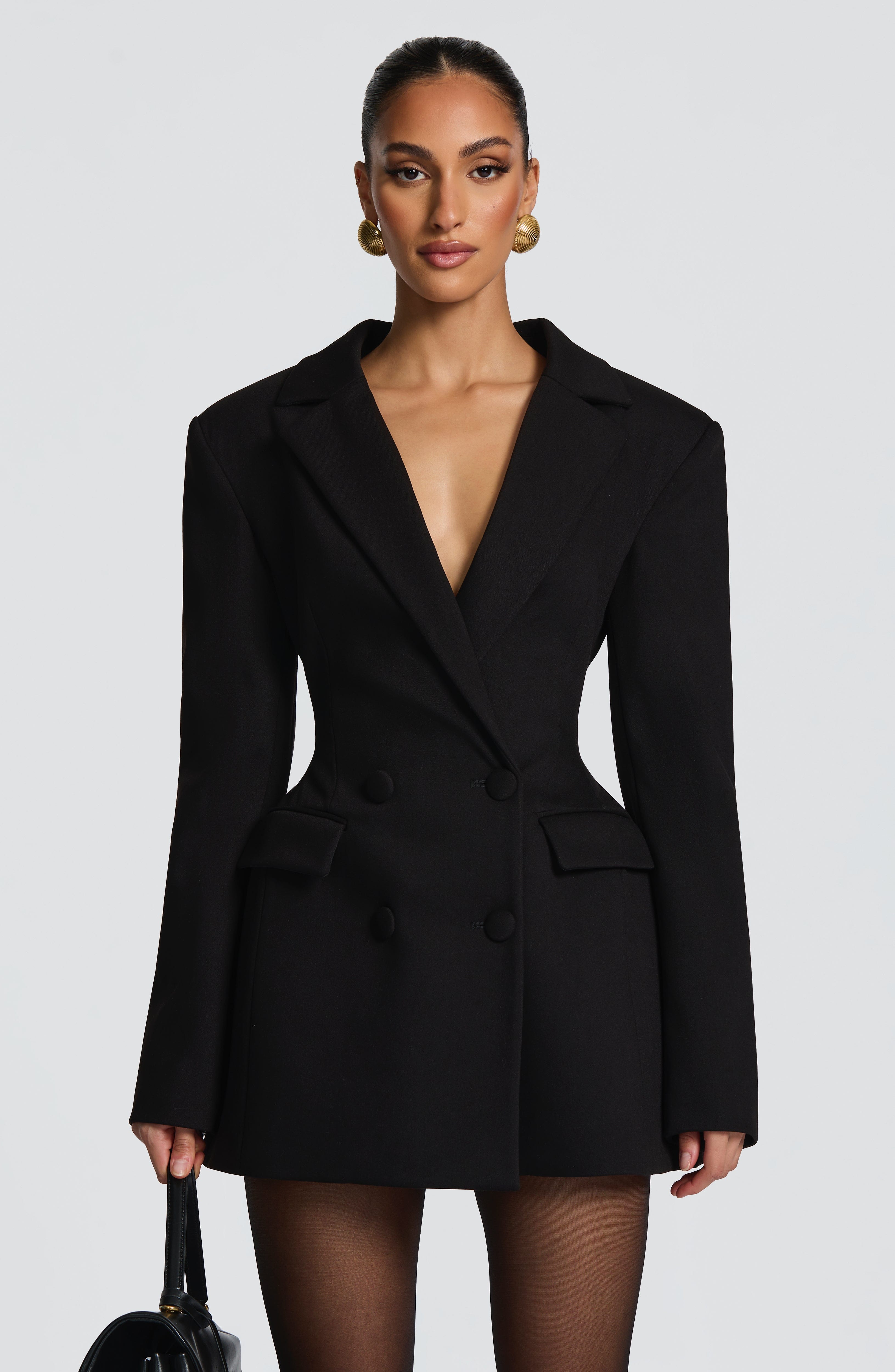 minilena Elvira Mini Dress Black