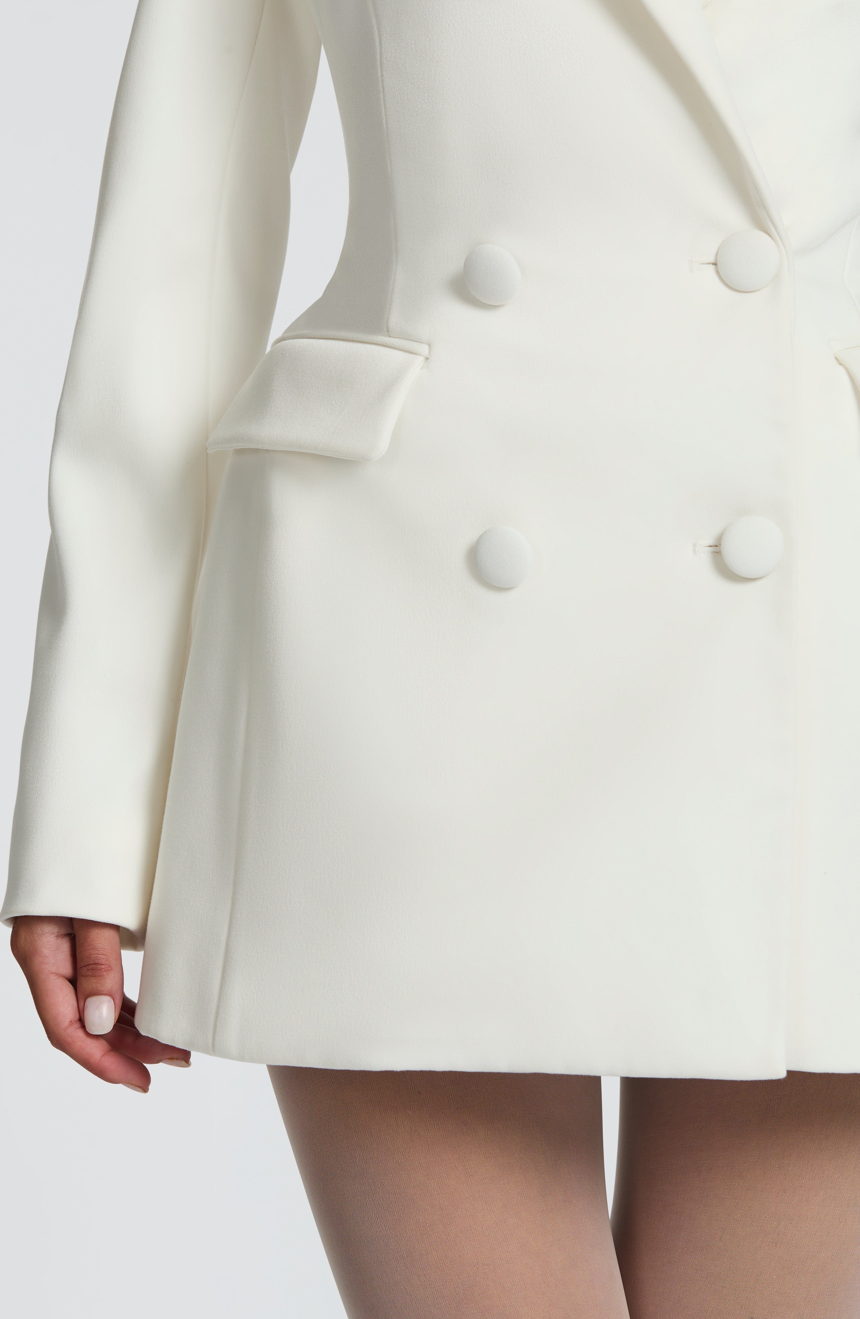 minilena Elvira Mini Dress Ivory