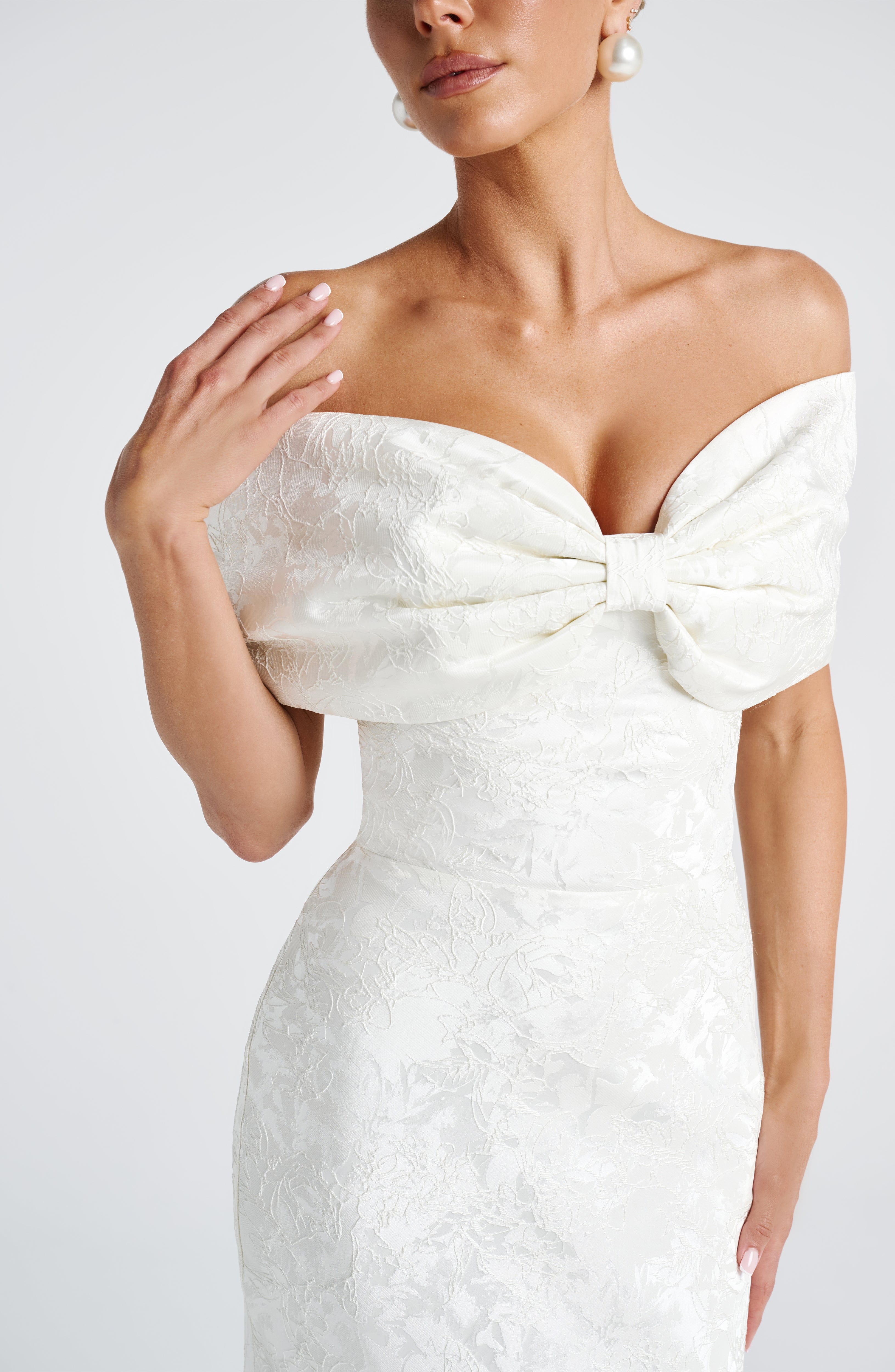 minilena Emberly Maxi Dress Ivory