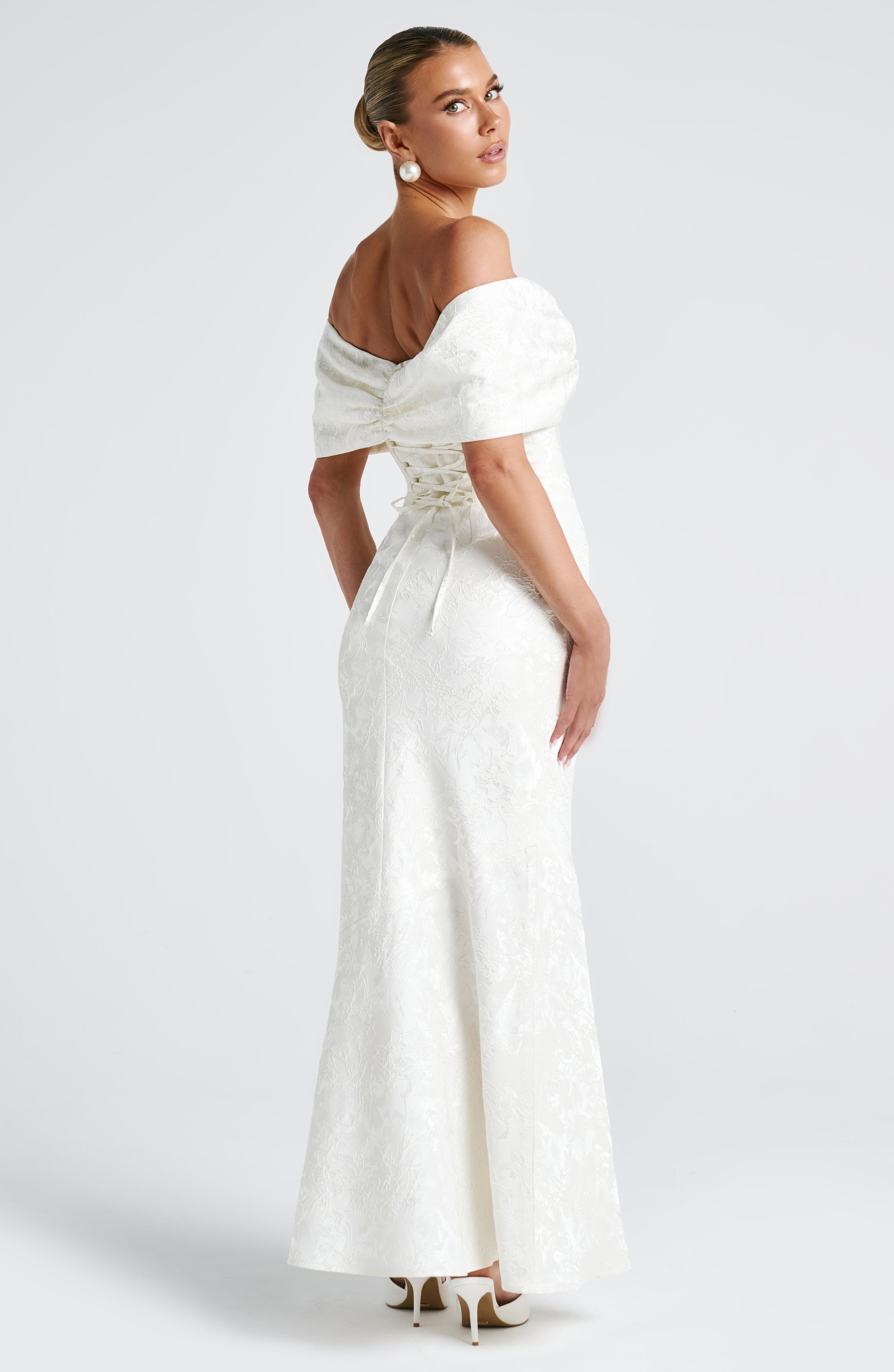 minilena Emberly Maxi Dress Ivory