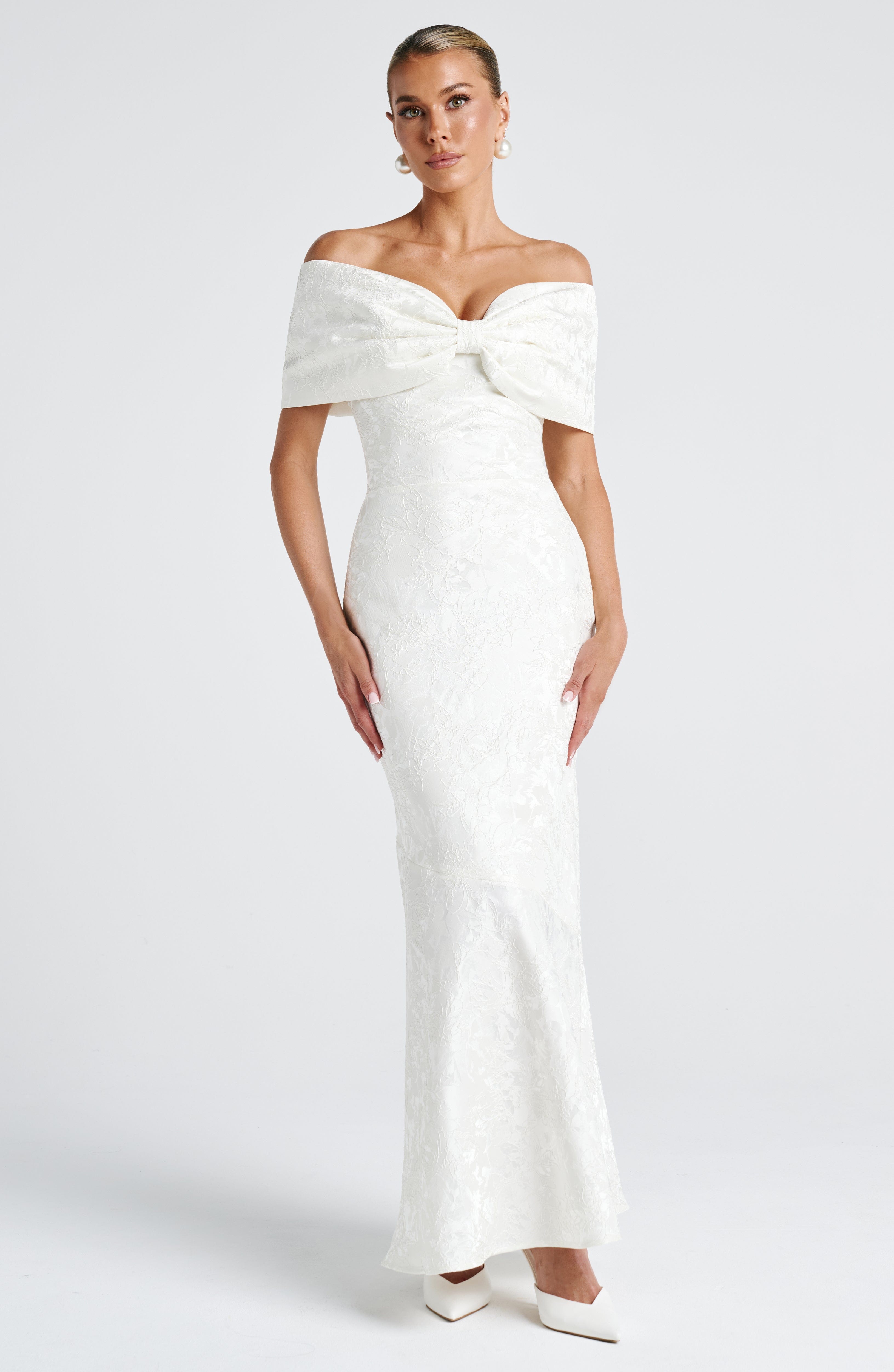 minilena Emberly Maxi Dress Ivory