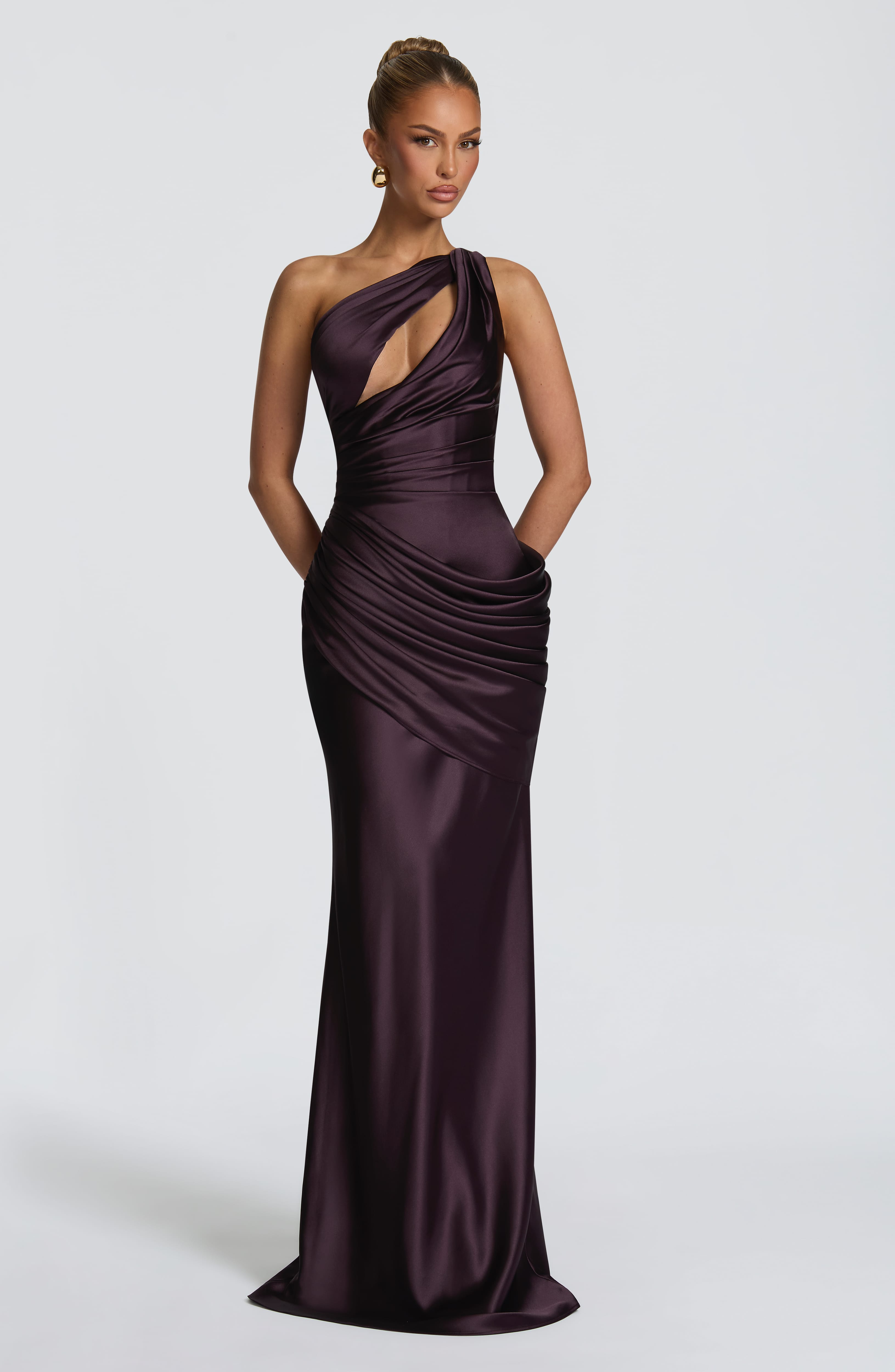 minilena Emina Maxi Dress Plum
