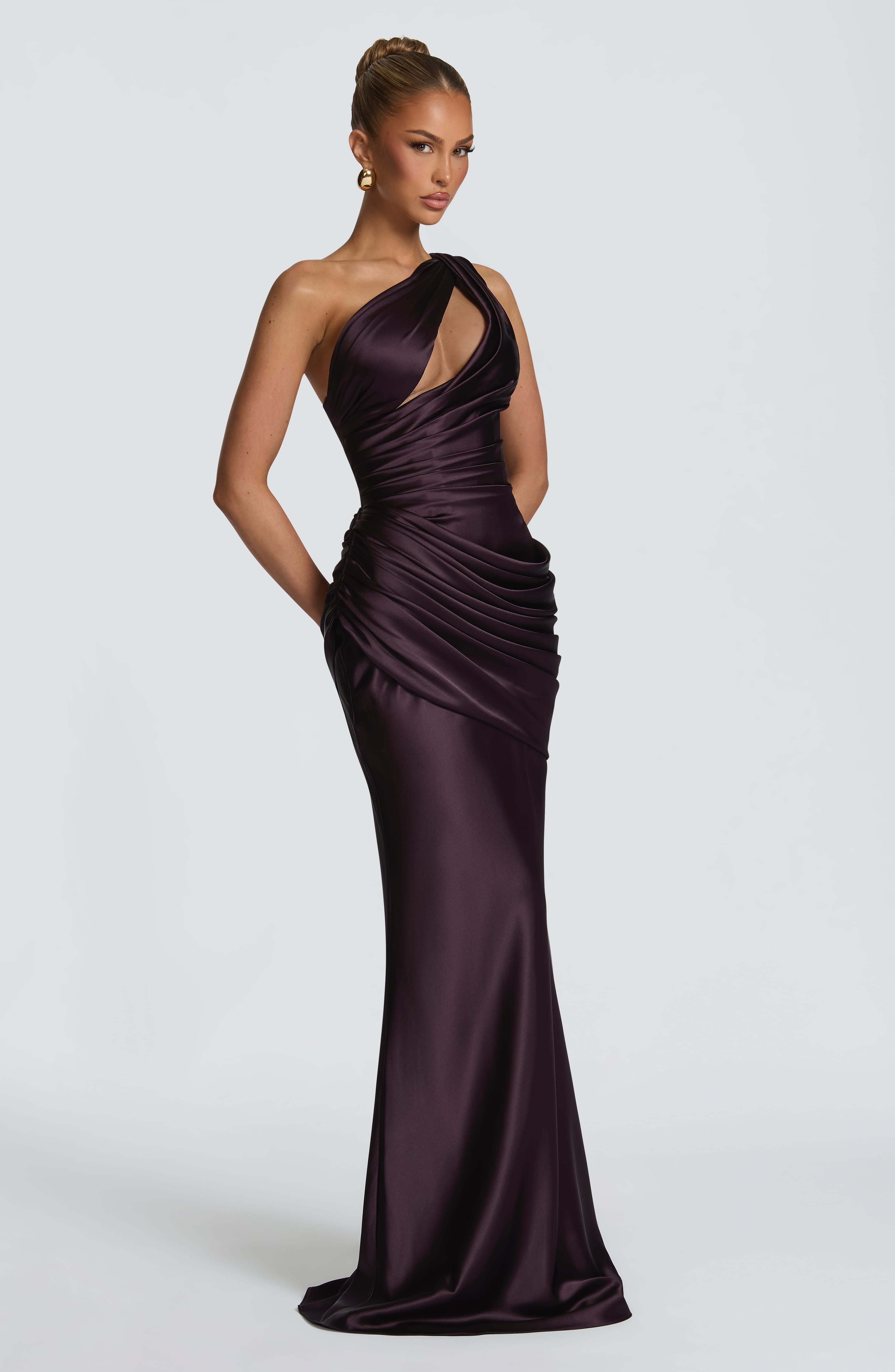 minilena Emina Maxi Dress Plum