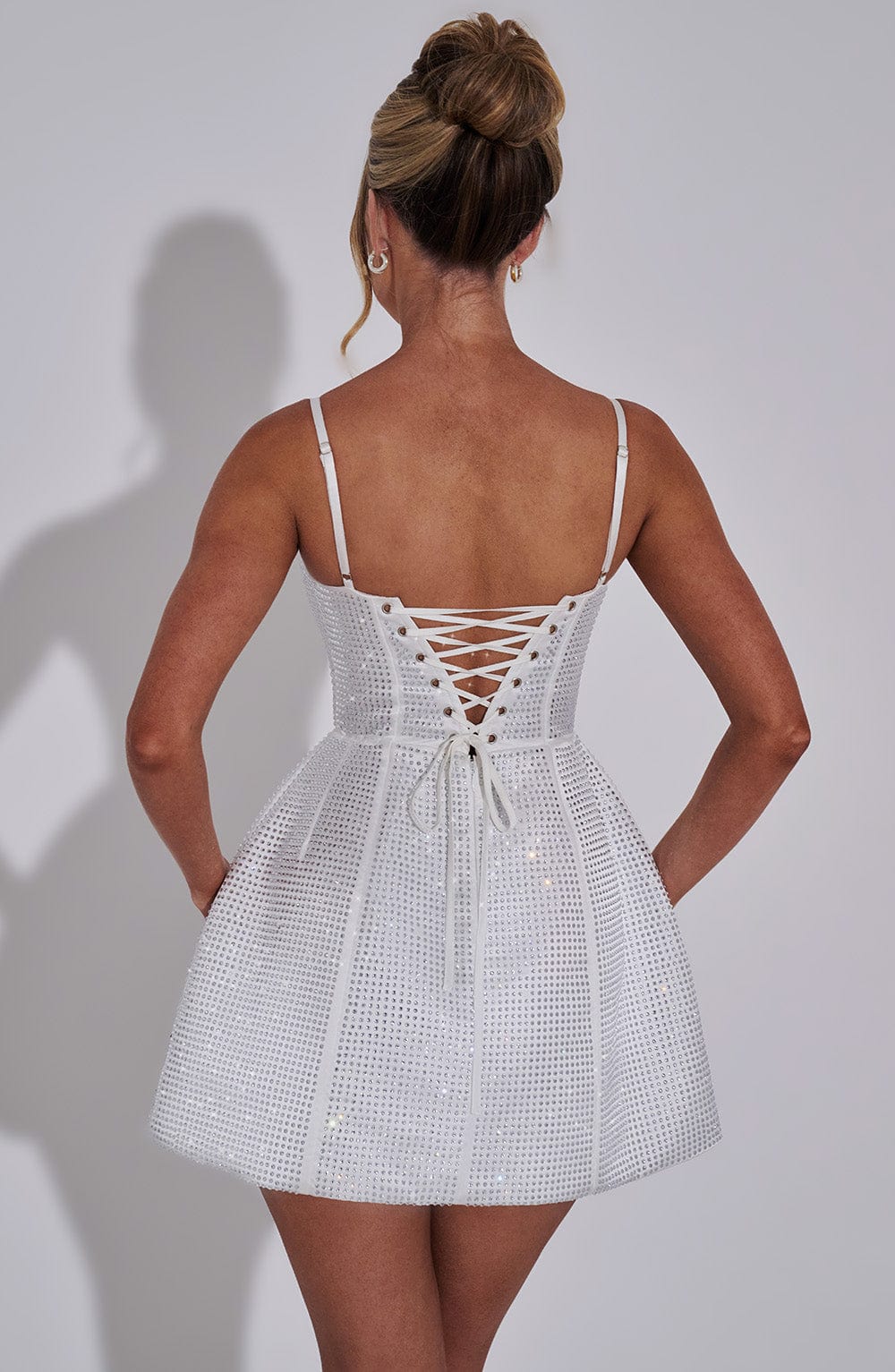 minilena Emma Mini Dress Ivory