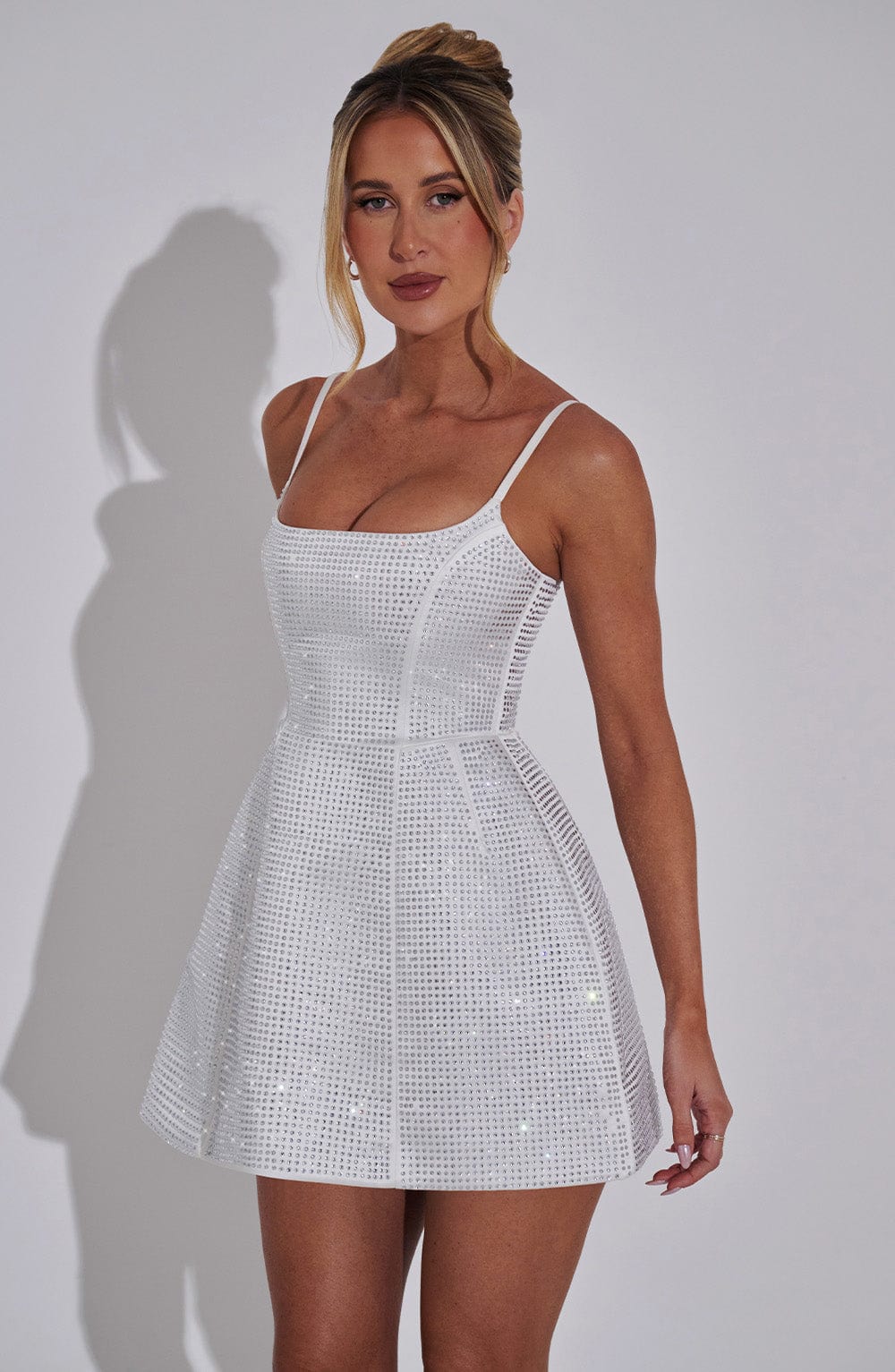 minilena Emma Mini Dress Ivory