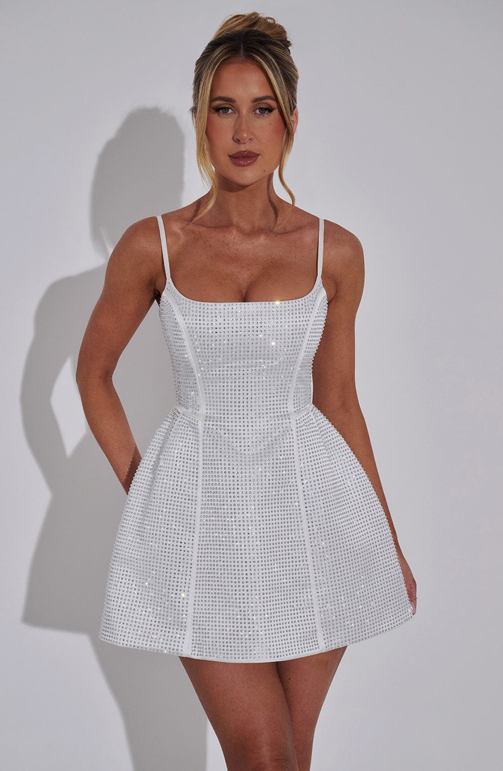 minilena Emma Mini Dress Ivory