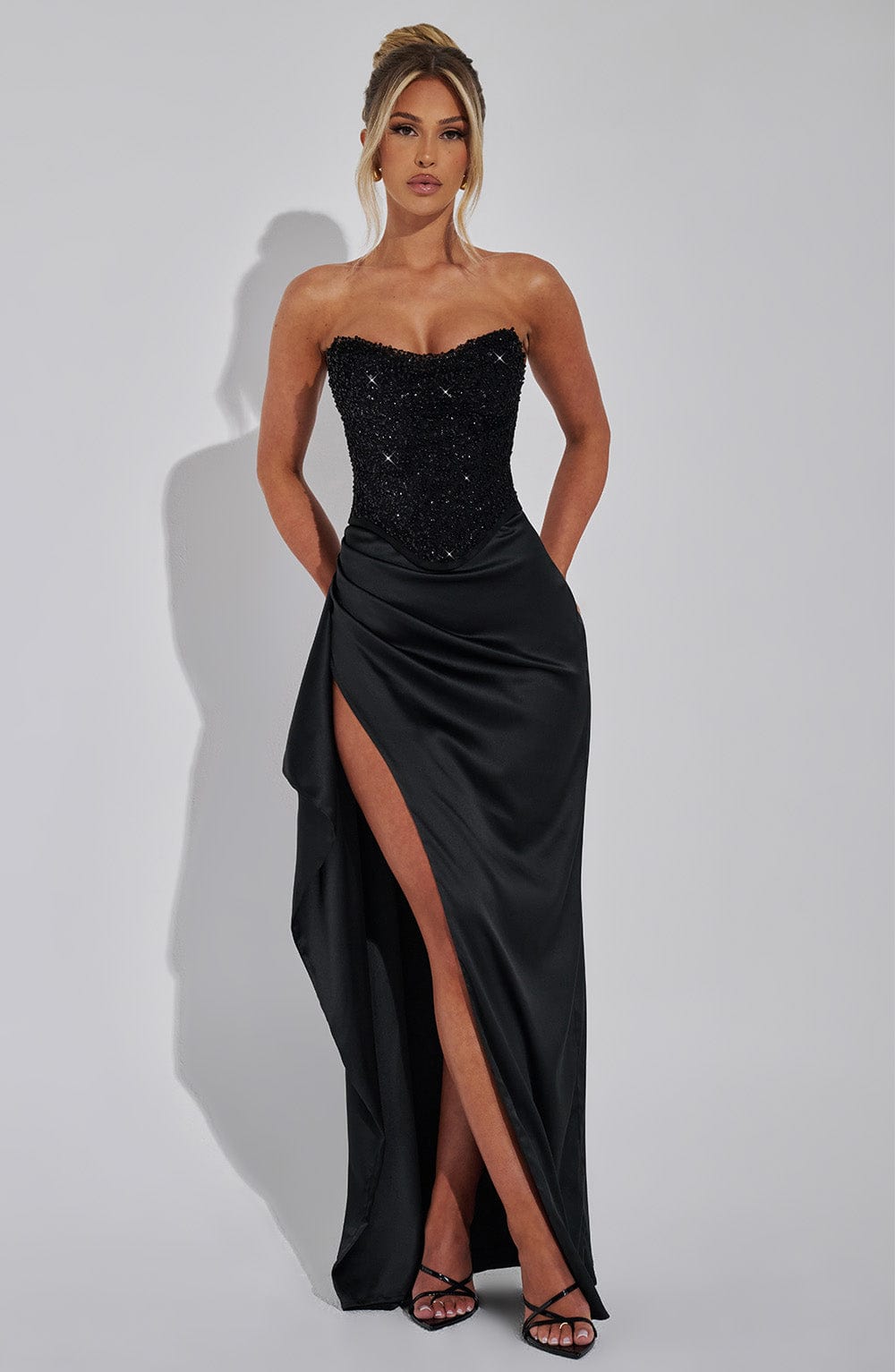 minilena Emrielle Maxi Dress Black