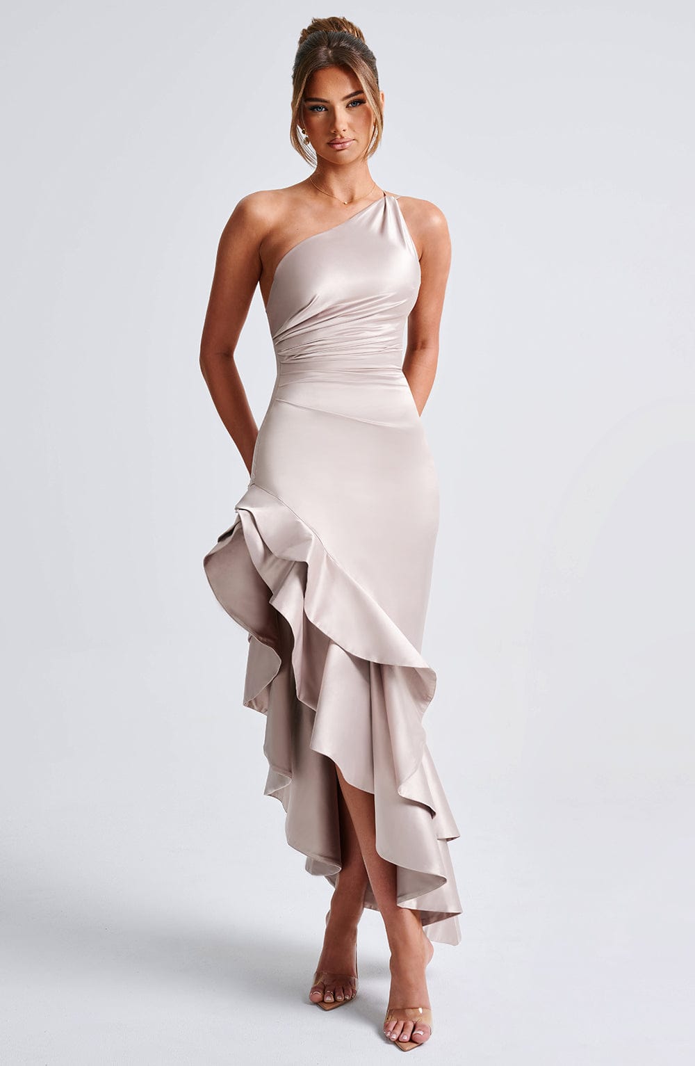 minilena Esmeraya Maxi Dress Champagne