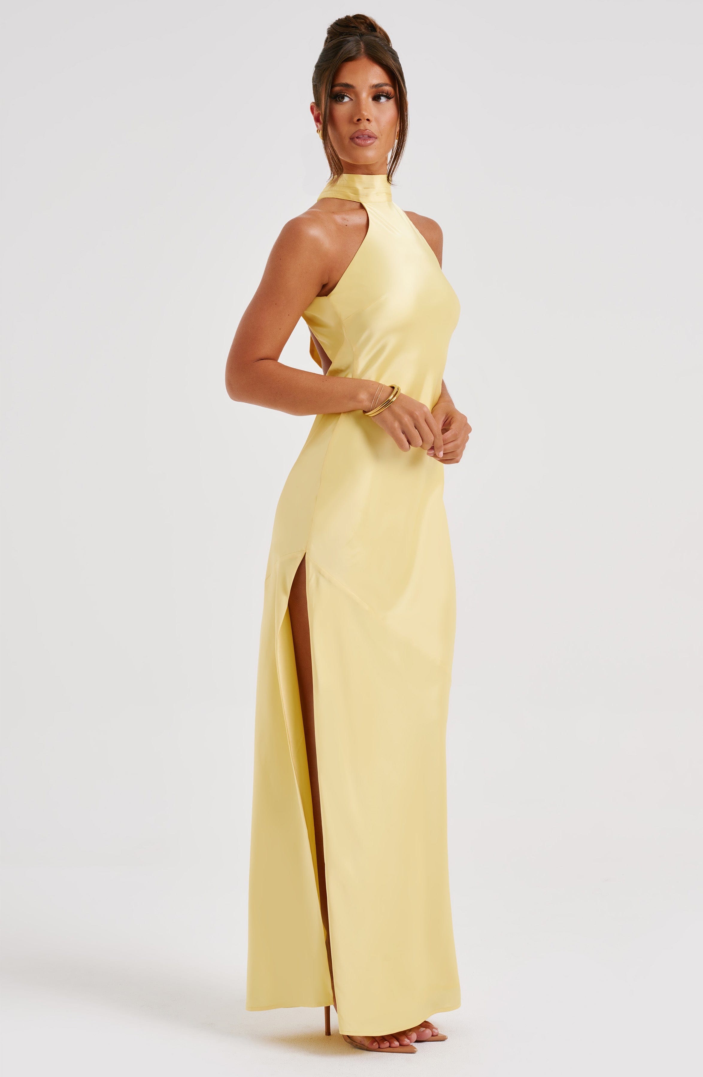 minilena Etta Maxi Dress Lemon