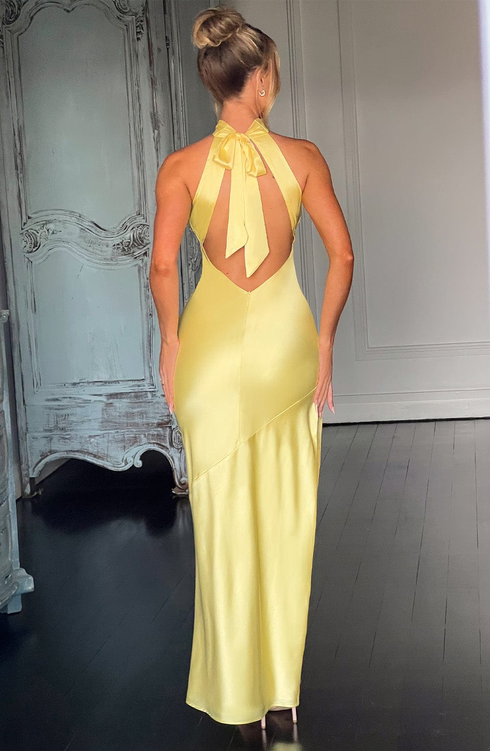 minilena Etta Maxi Dress Lemon