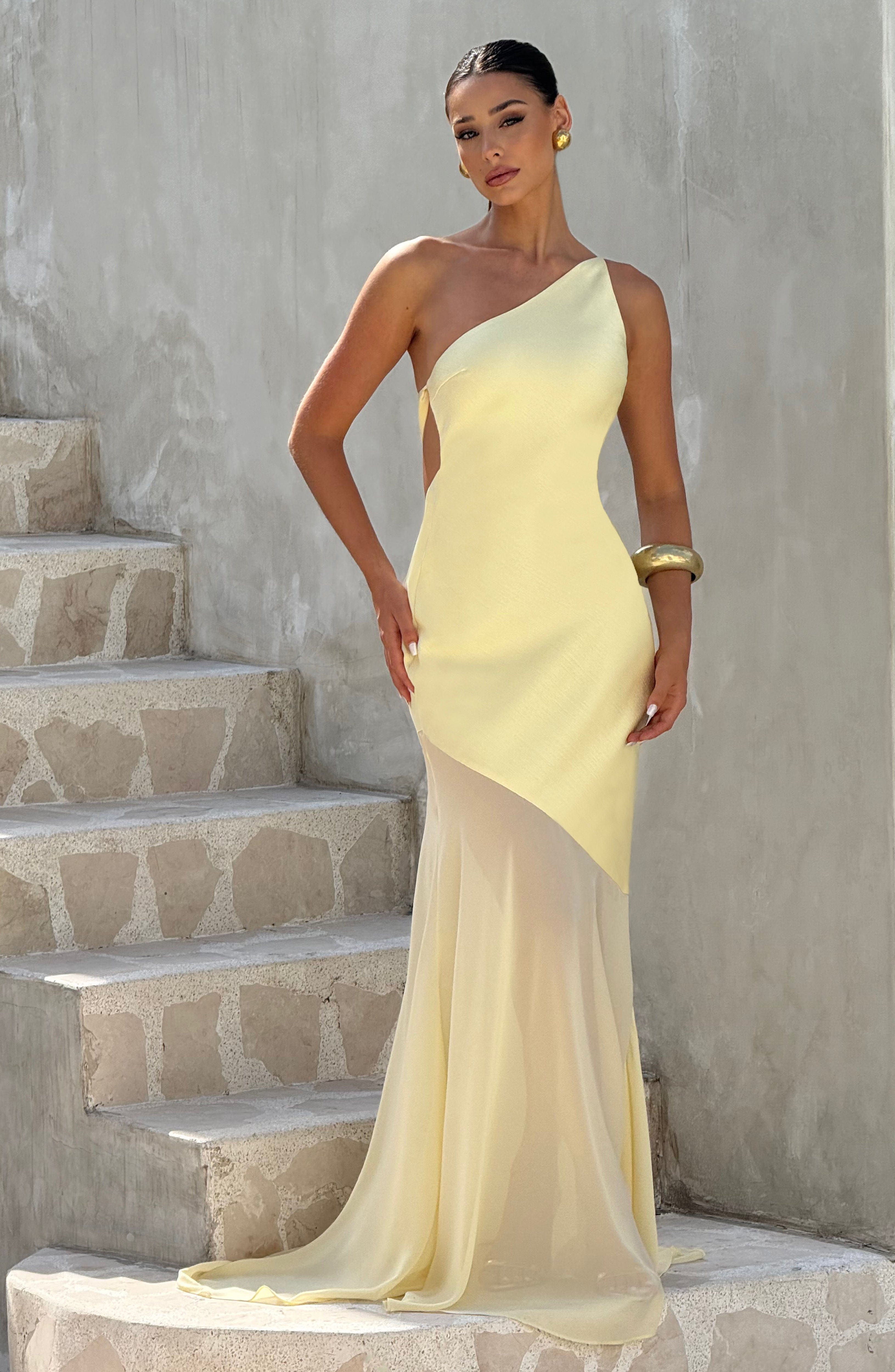 minilena Fable Gown Lemon