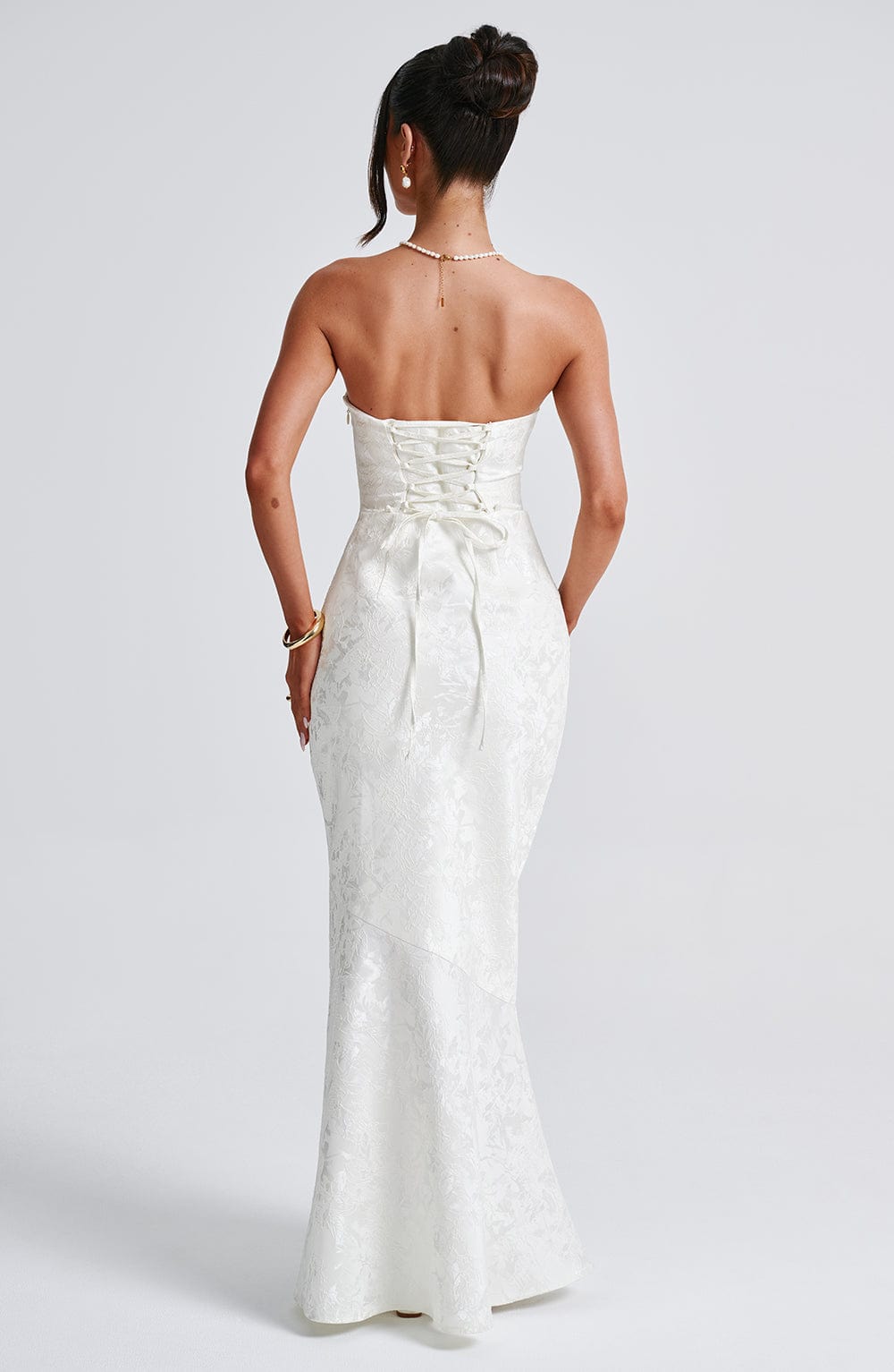 minilena Felicity Maxi Dress Ivory