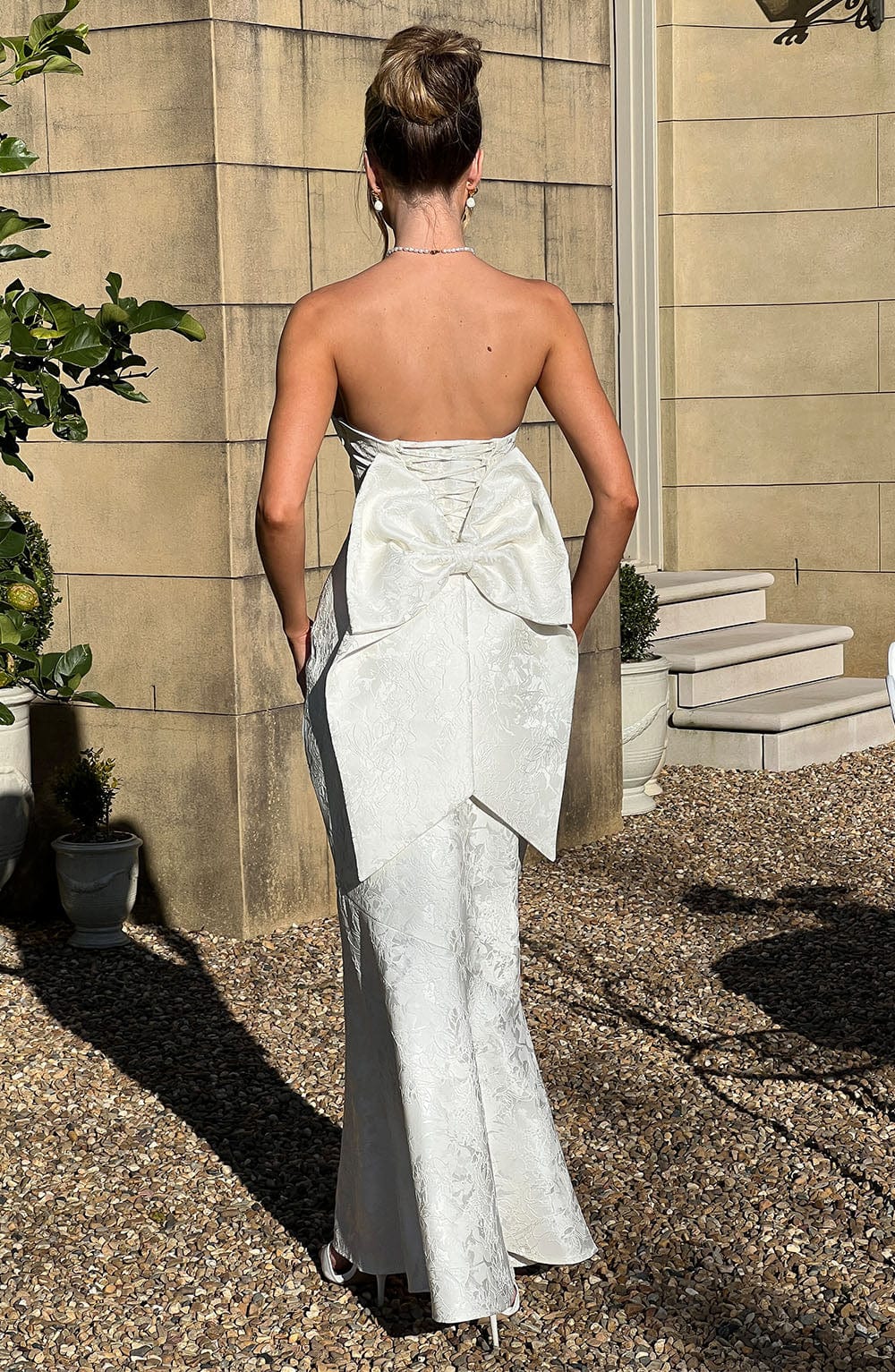 minilena Felicity Maxi Dress Ivory
